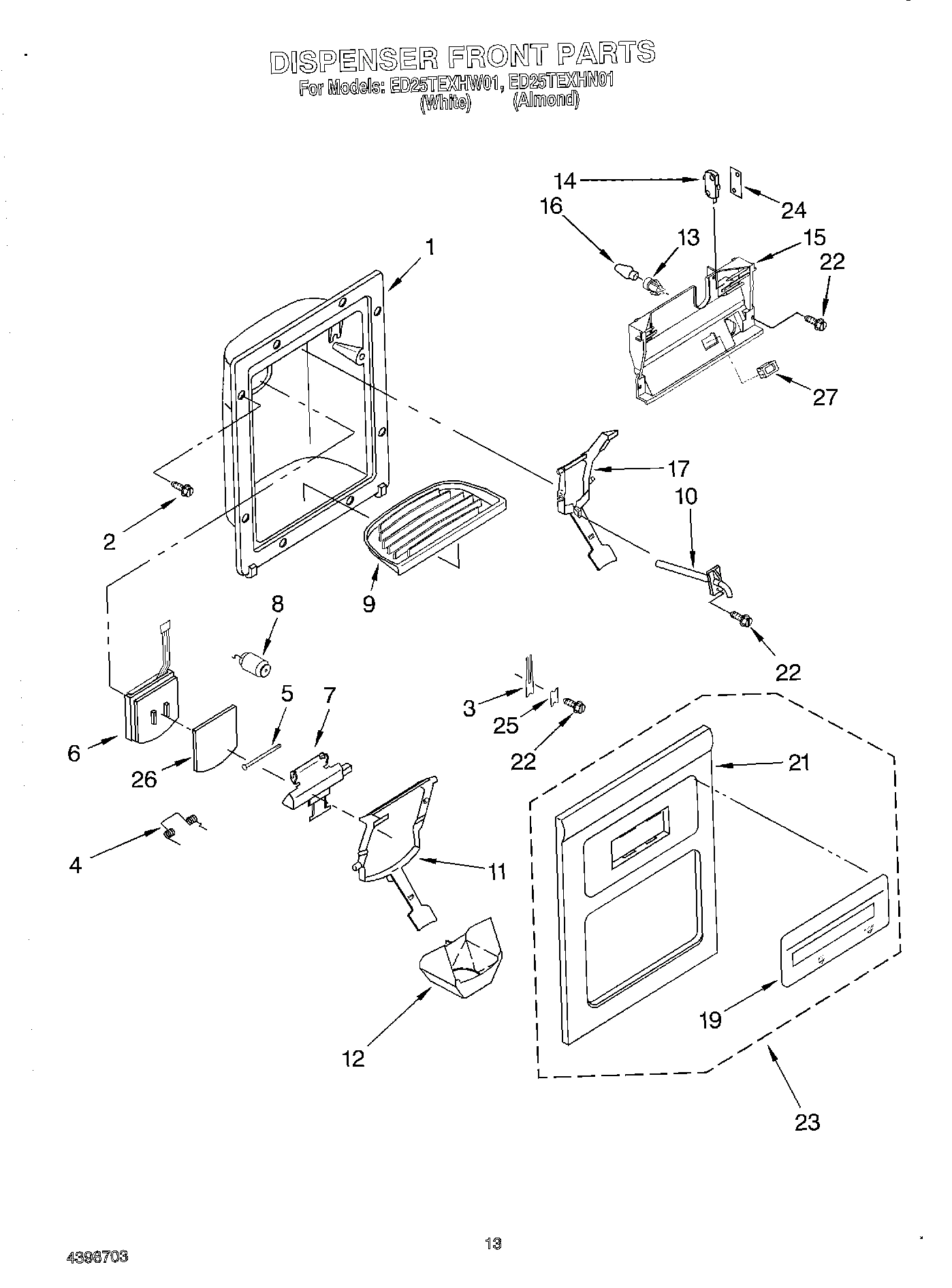 08 - DISPENSER FRONT