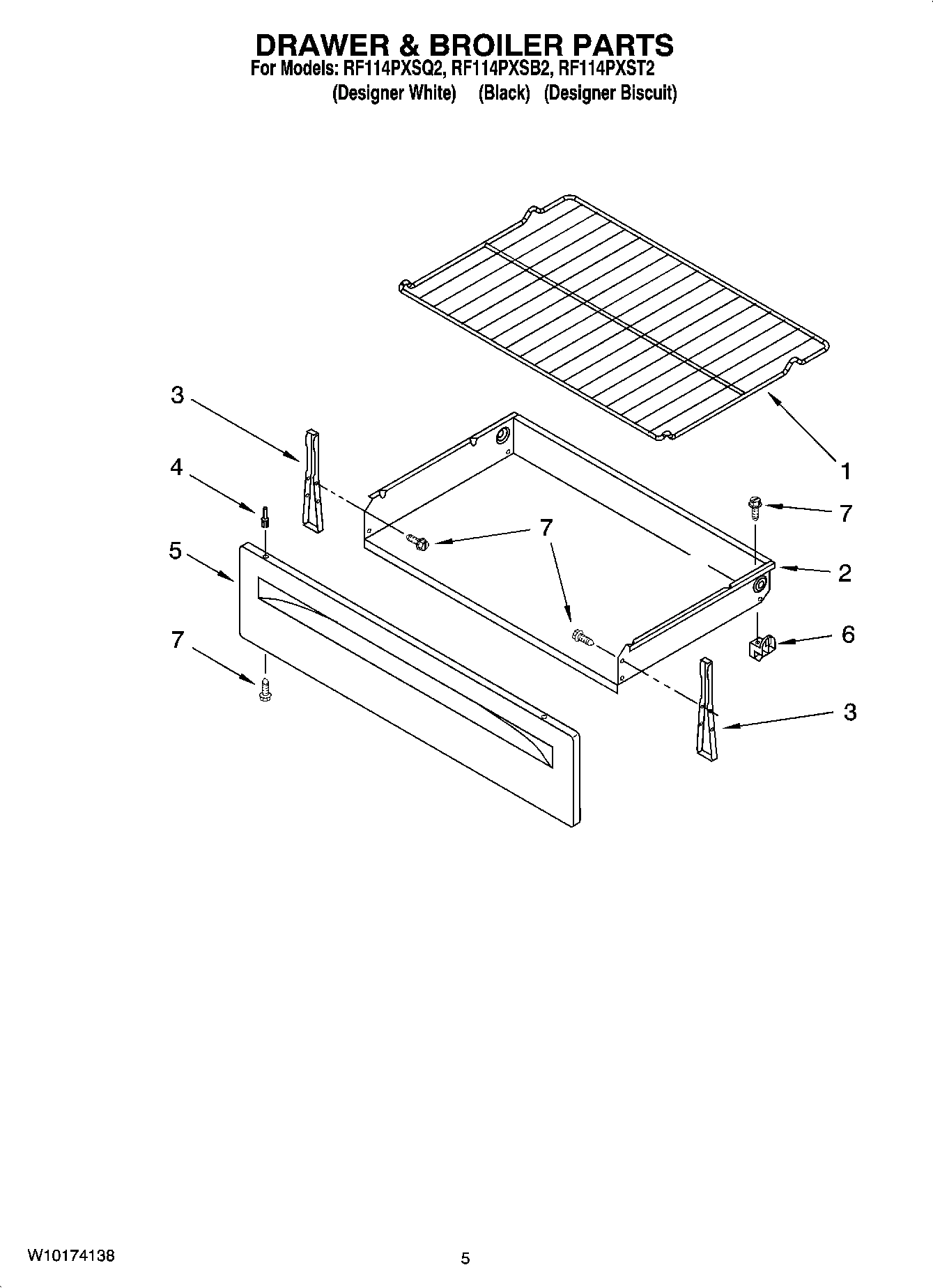 04 - DRAWER & BROILER PARTS