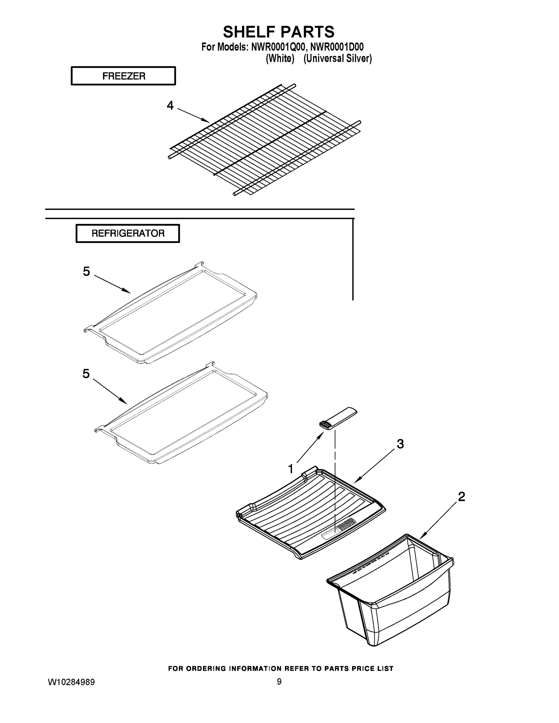 05 - SHELF PARTS