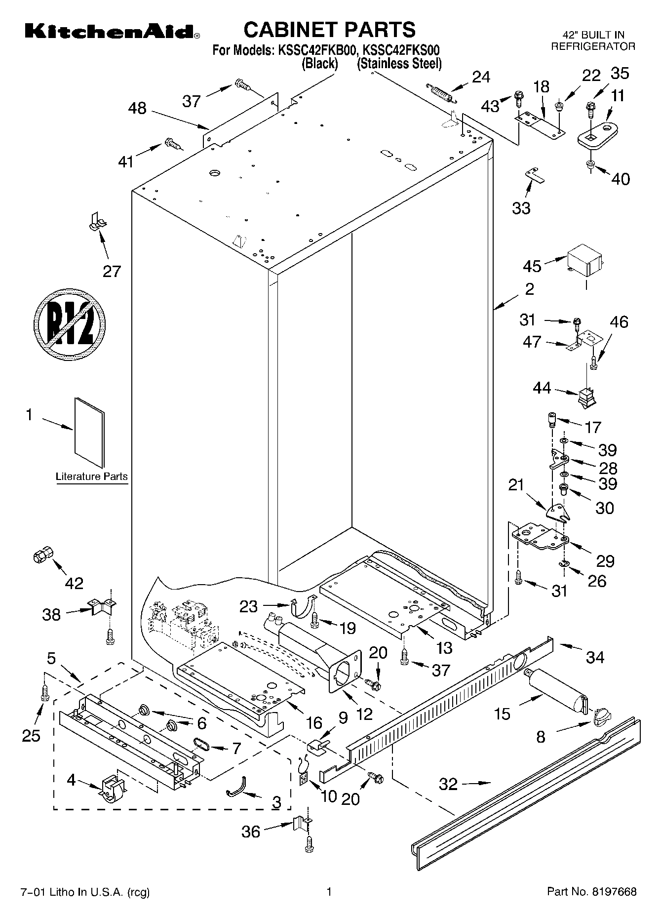 01 - CABINET, LITERATURE