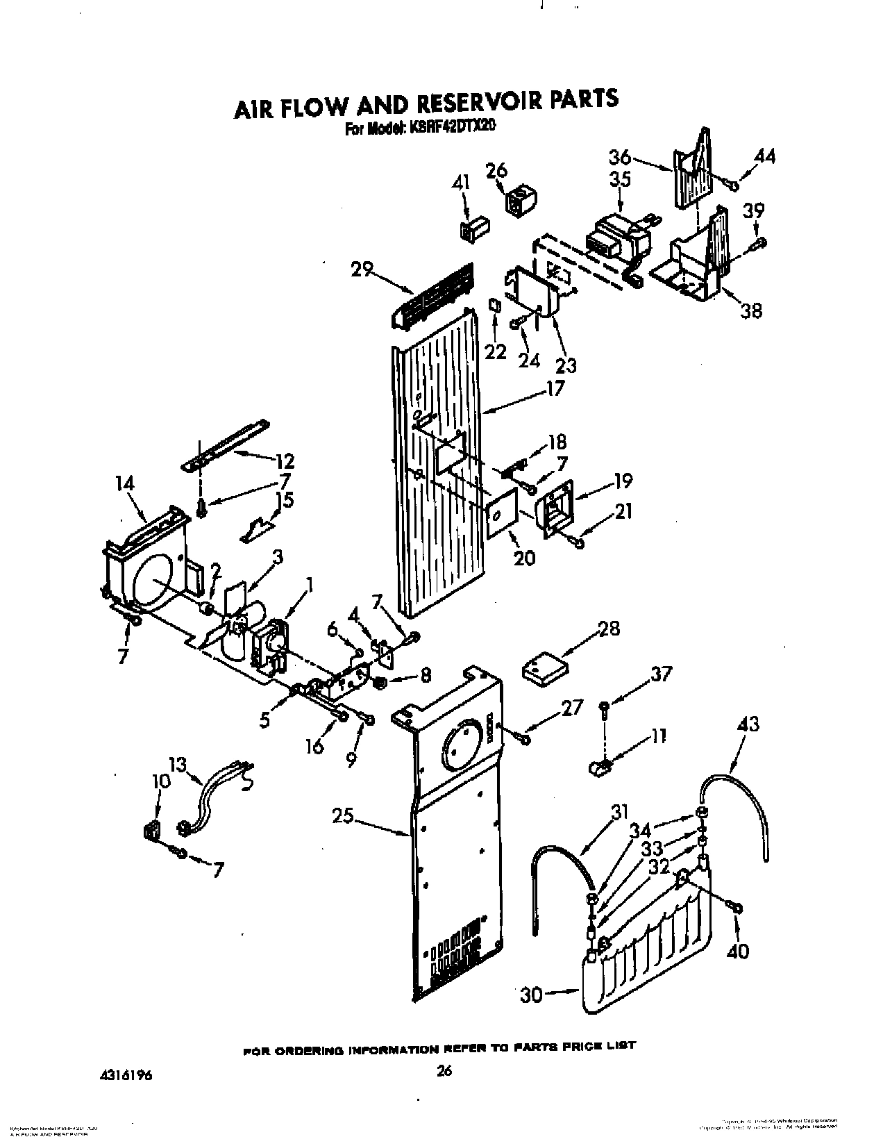16 - AIR FLOW AND RESERVOIR