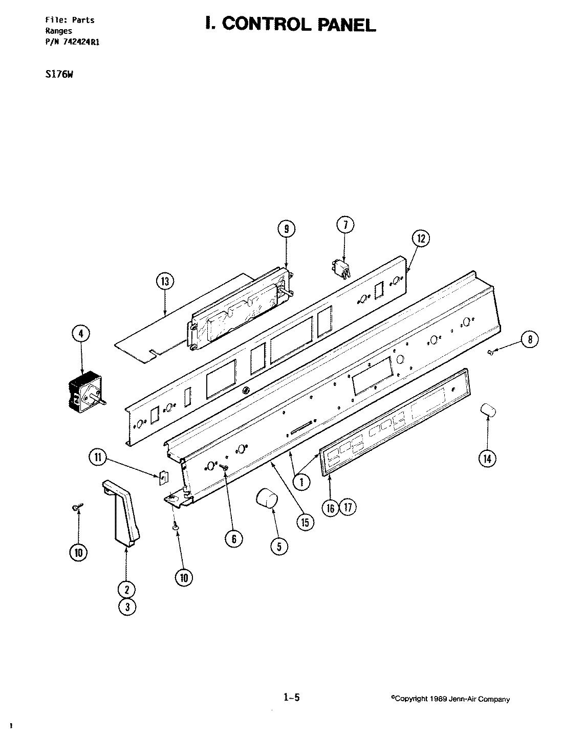 06 - CONTROL PANEL (S176W)