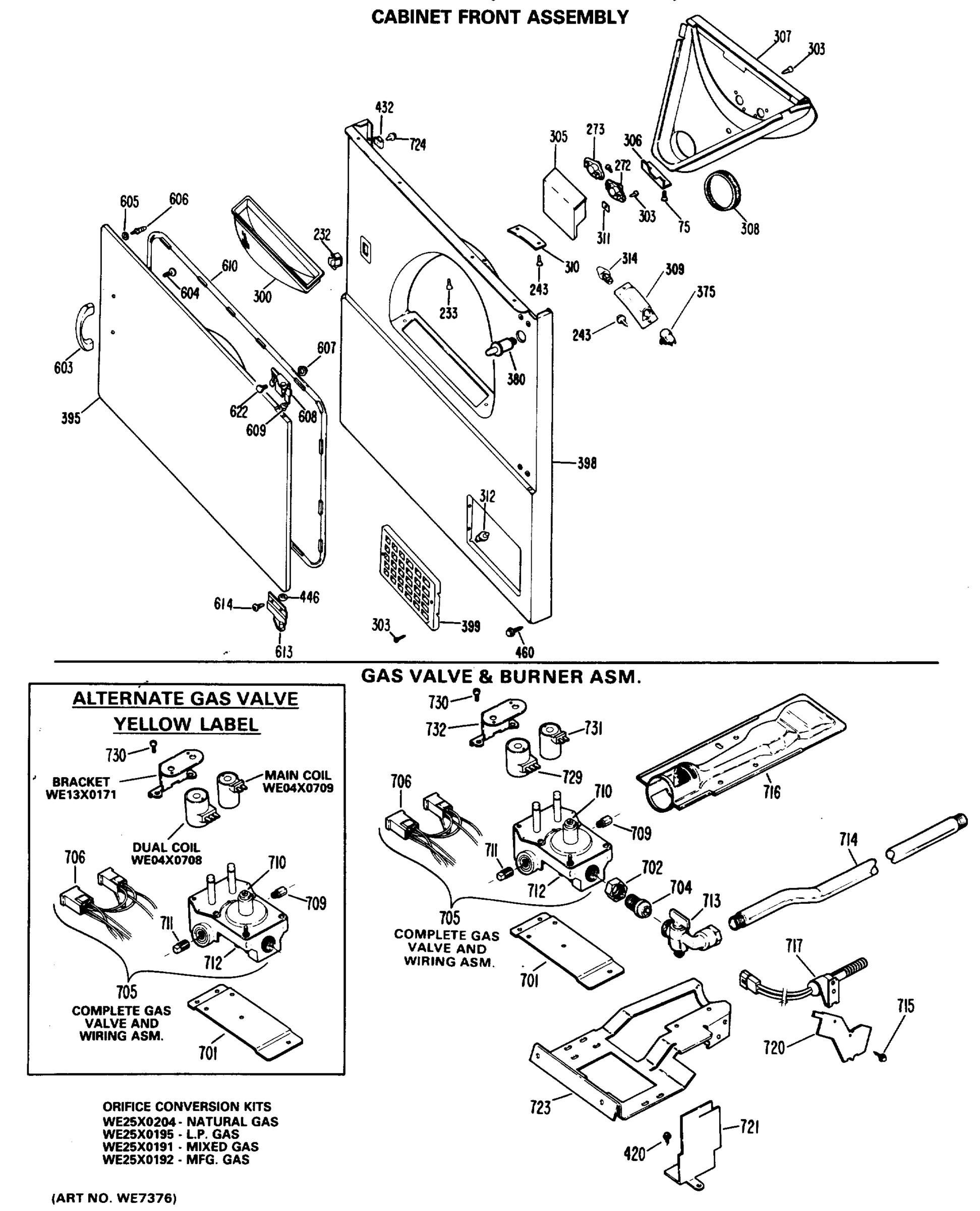 CABINET FRONT ASSEMBLY