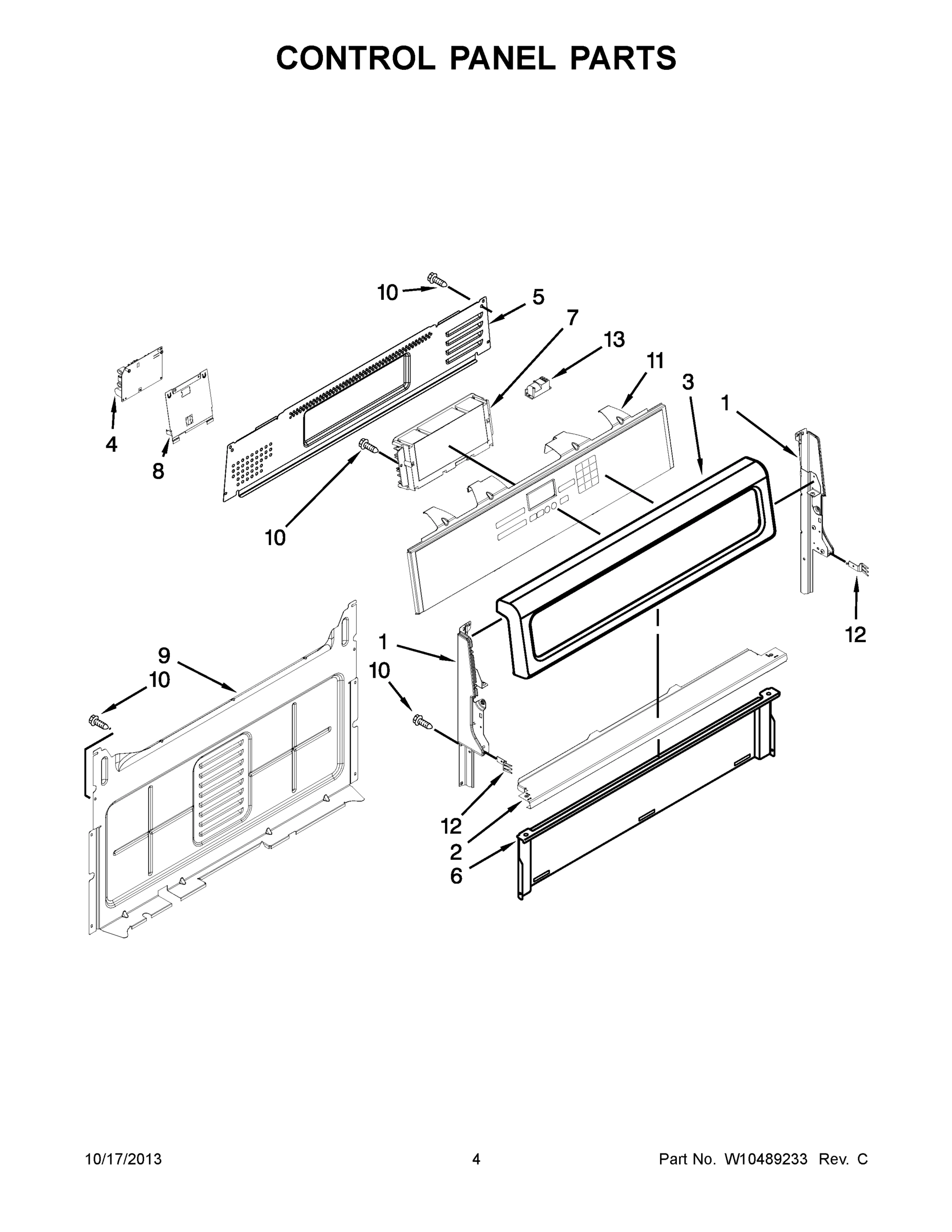 03 - CONTROL PANEL PARTS