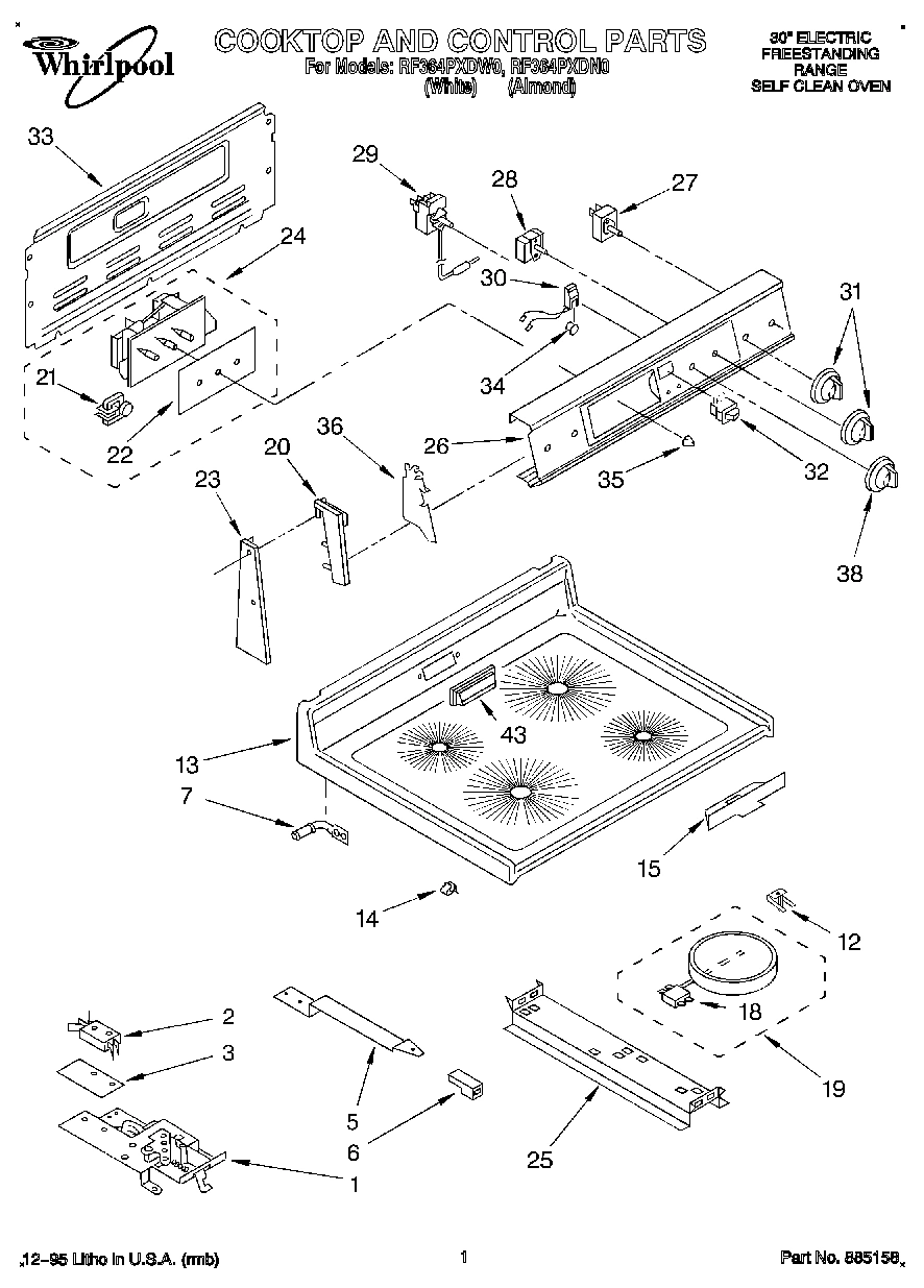 01 - COOKTOP AND CONTROL
