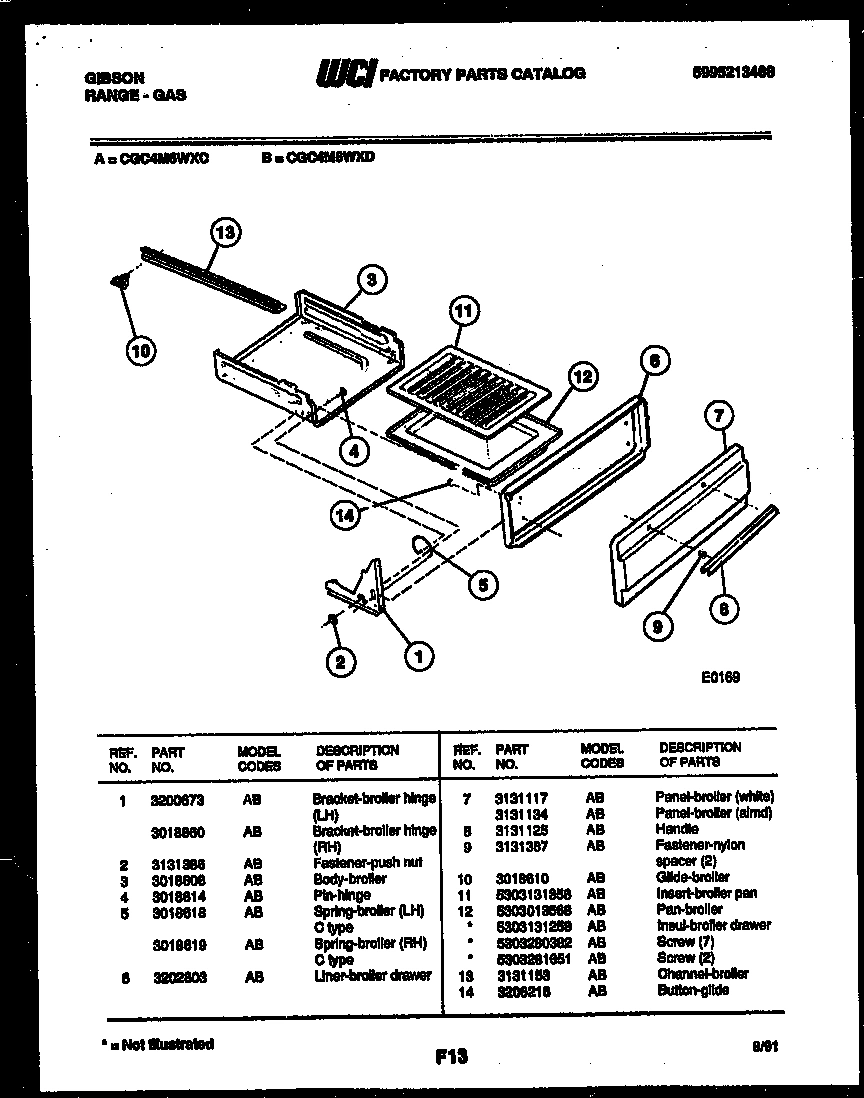 04 - BROILER DRAWER PARTS