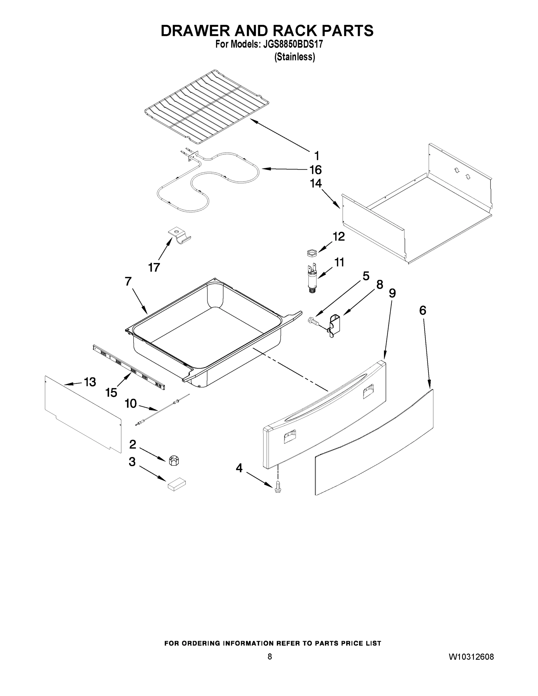 05 - DRAWER AND RACK PARTS