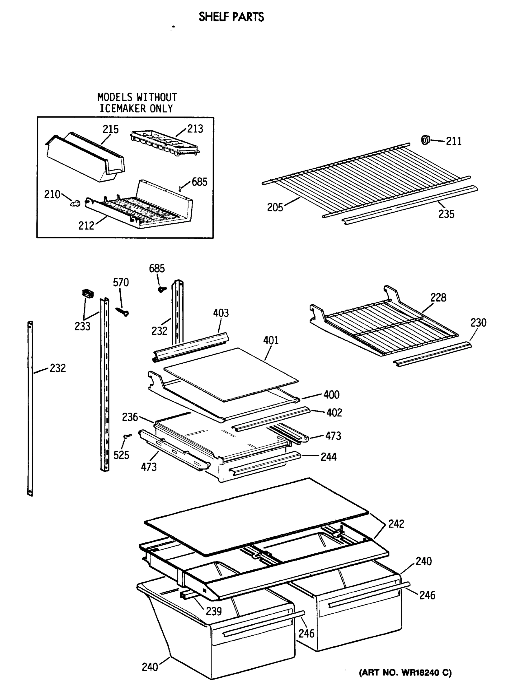 SHELF PARTS