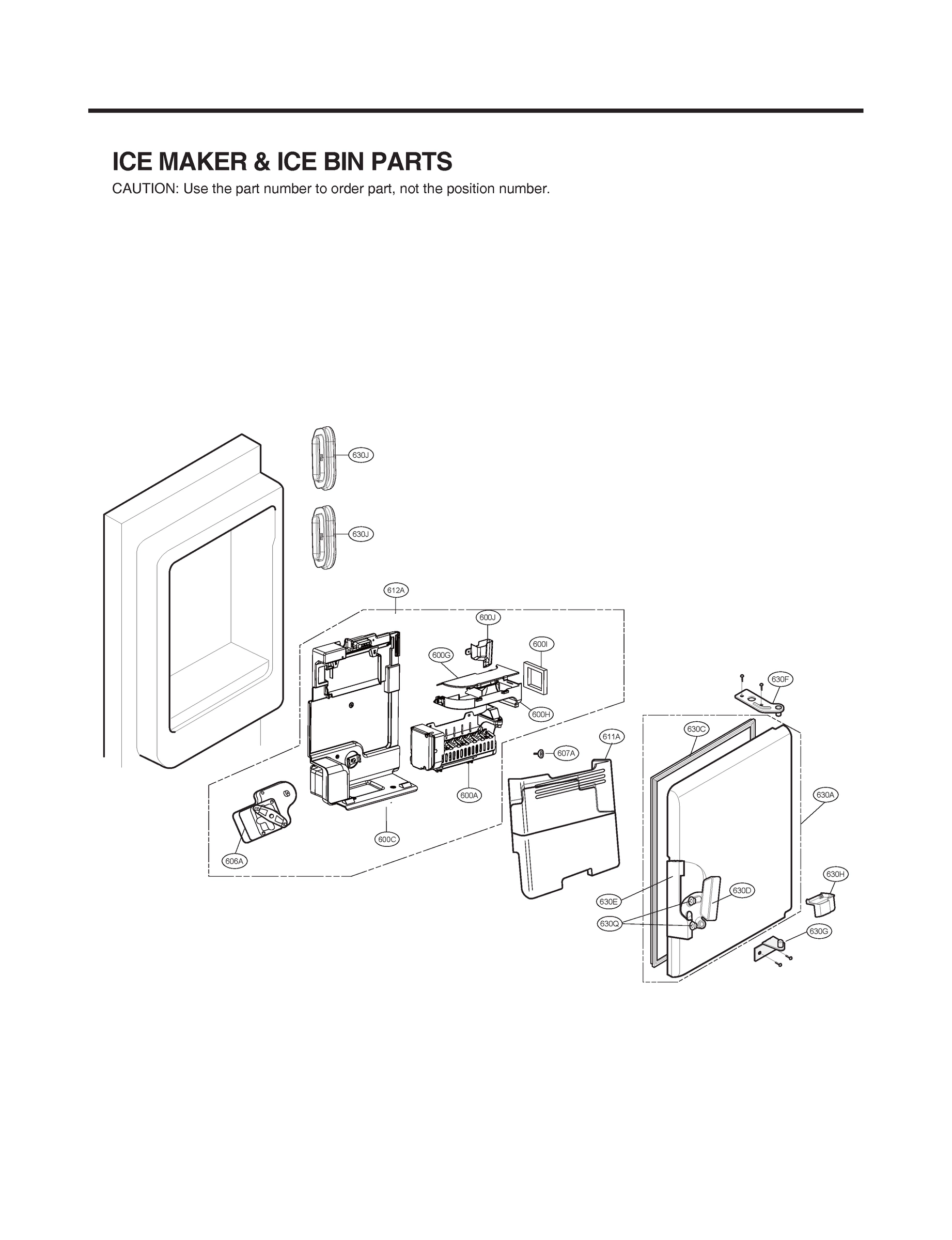 ICEMAKER & ICE BIN PARTS