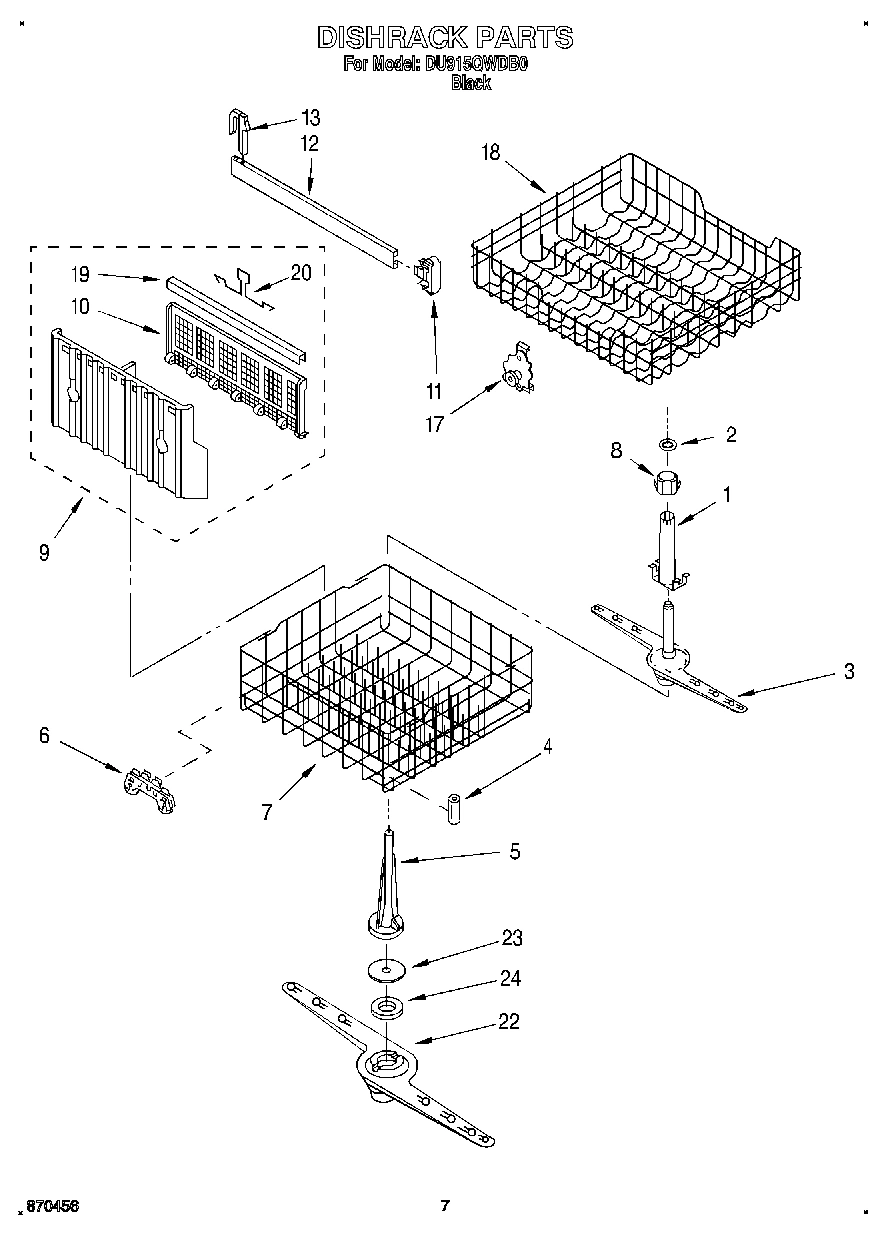 05 - DISHRACK, LIT/OPTIONAL