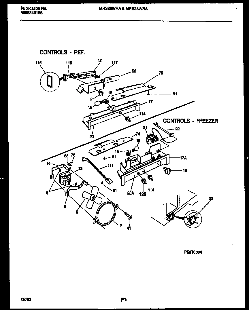 07 - REFRIGERATOR CONTROL ASSEMBLY, DAMP