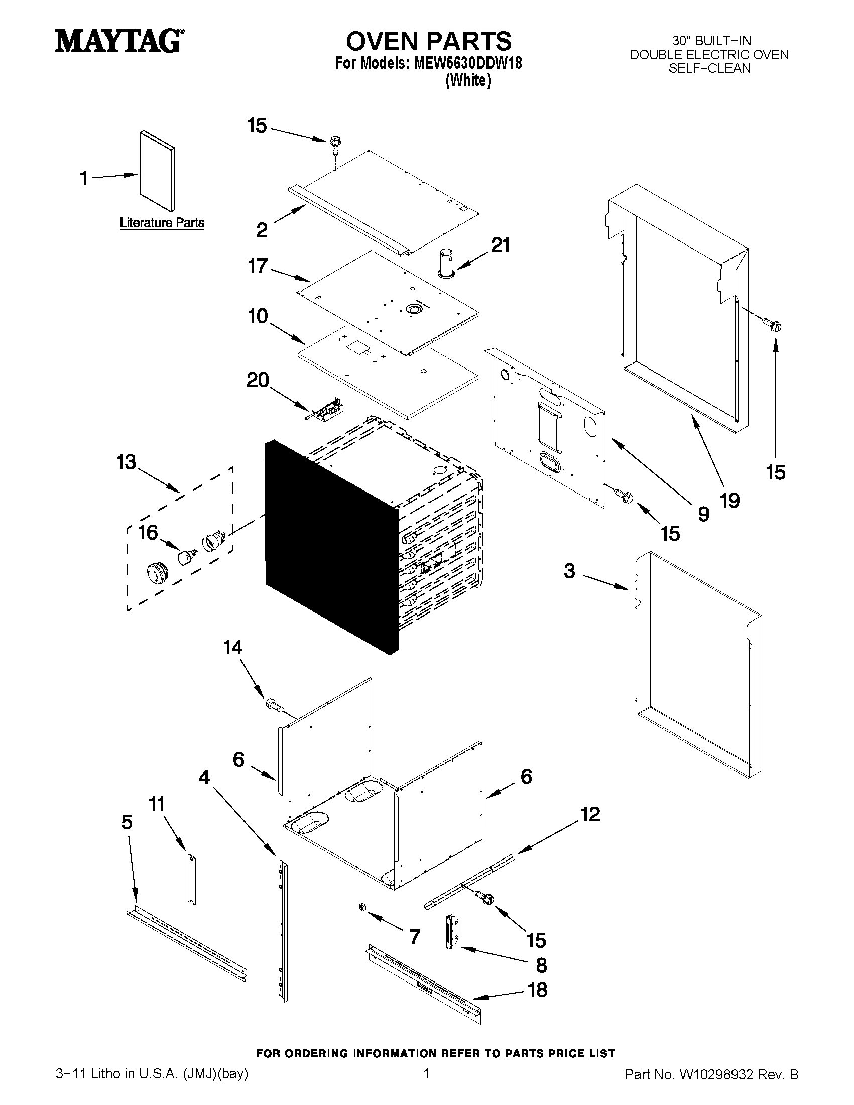01 - OVEN PARTS
