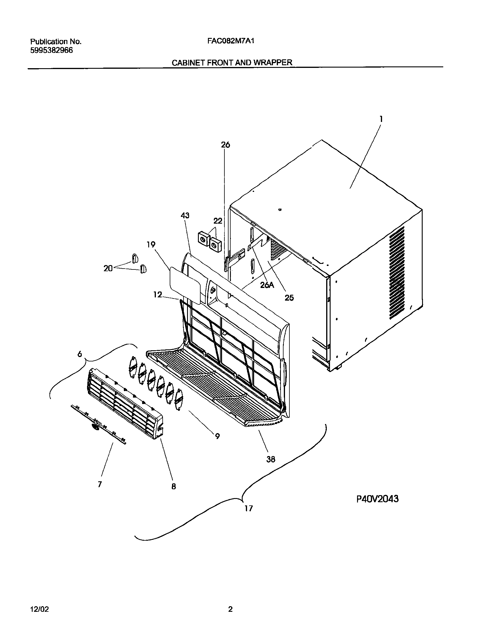 03 - CABINET FRONT AND WRAPPER