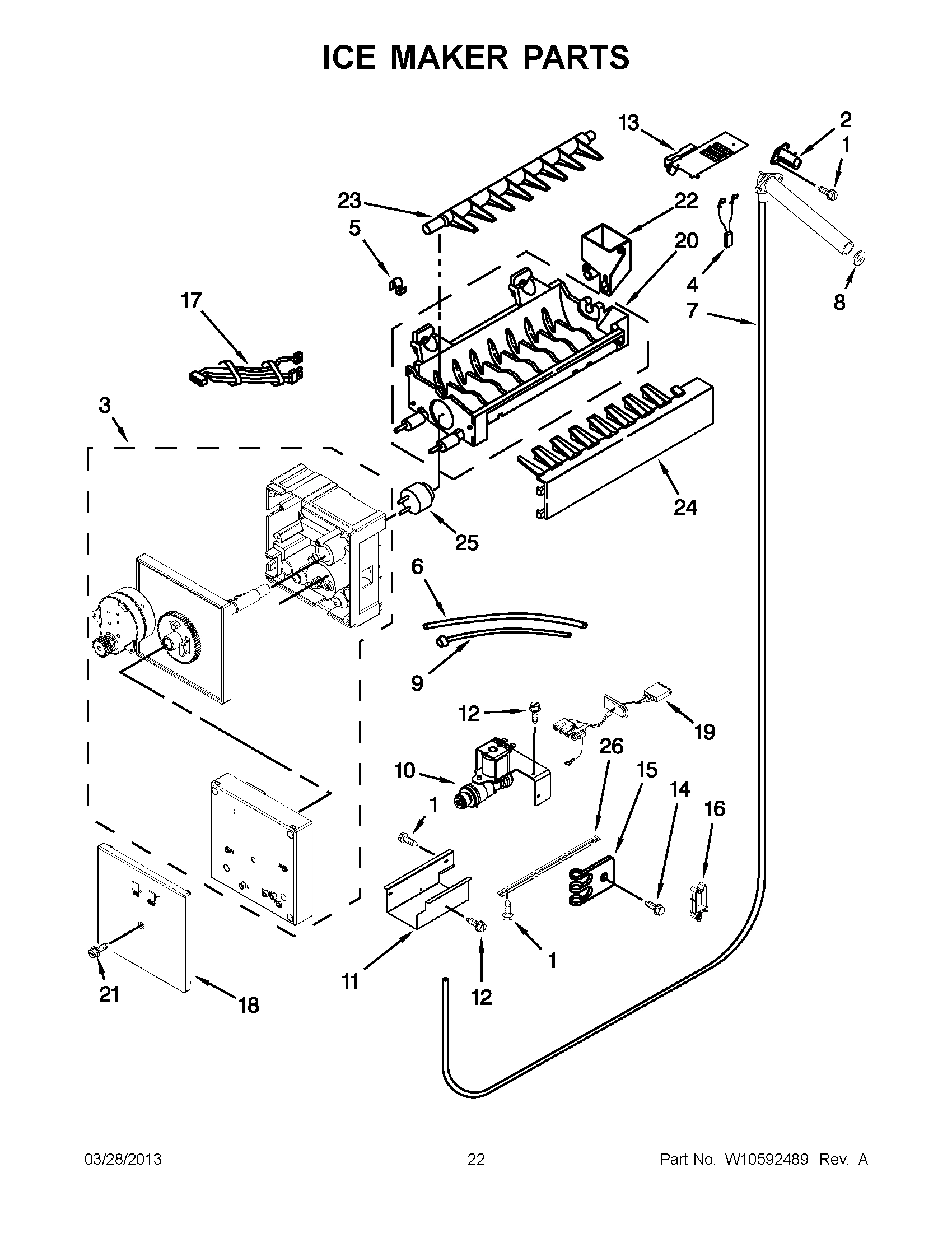 11 - ICE MAKER PARTS
