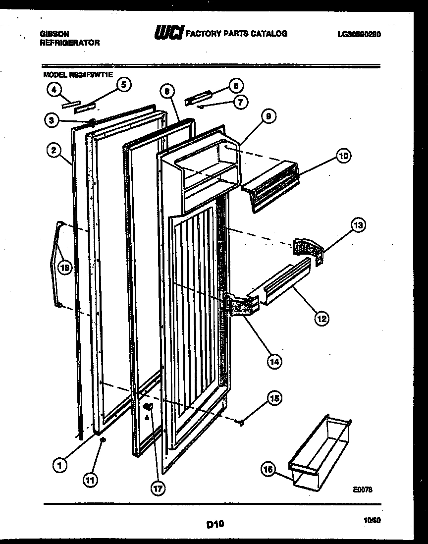 03 - REFRIGERATOR DOOR PARTS
