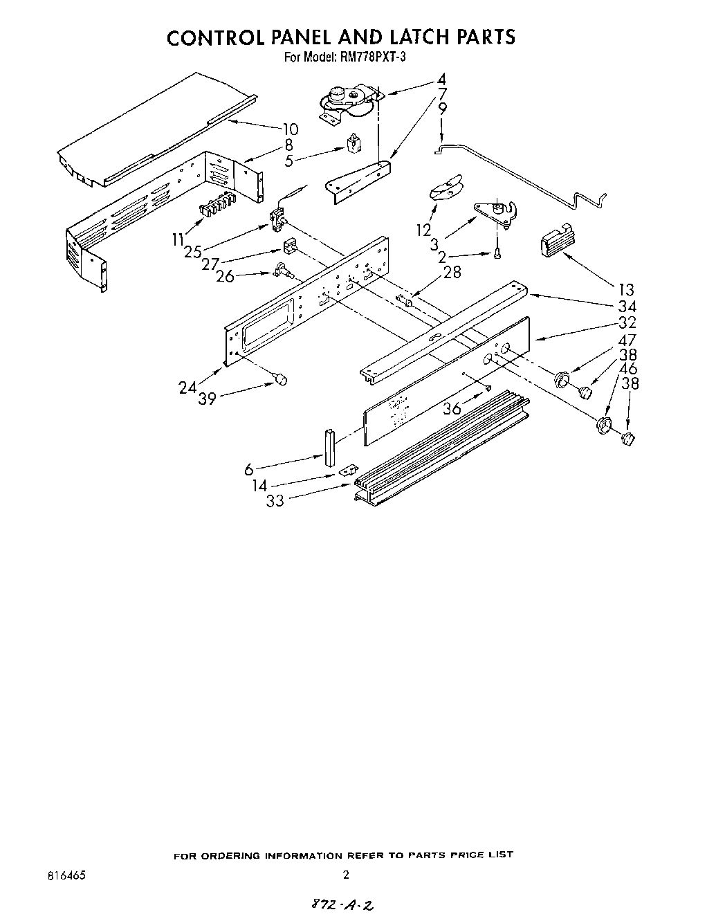 02 - CONTROL PANEL AND LATCH