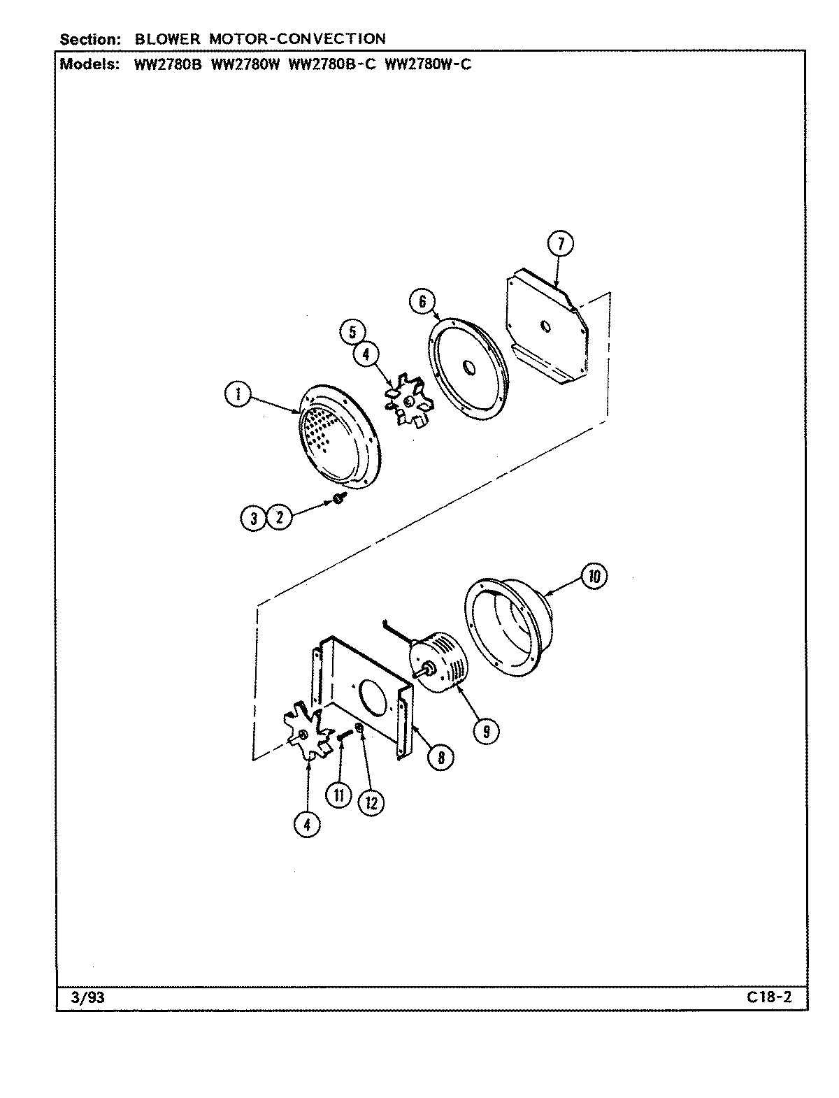 01 - BLOWER MOTOR (CONVECTION)