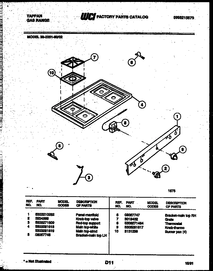 03 - COOKTOP PARTS