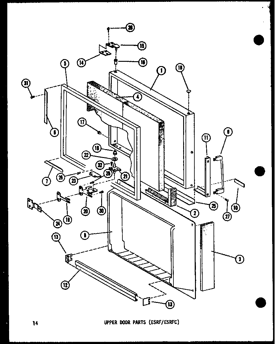 05 - UPPER DOOR PARTS (ESRF/ESRFC)