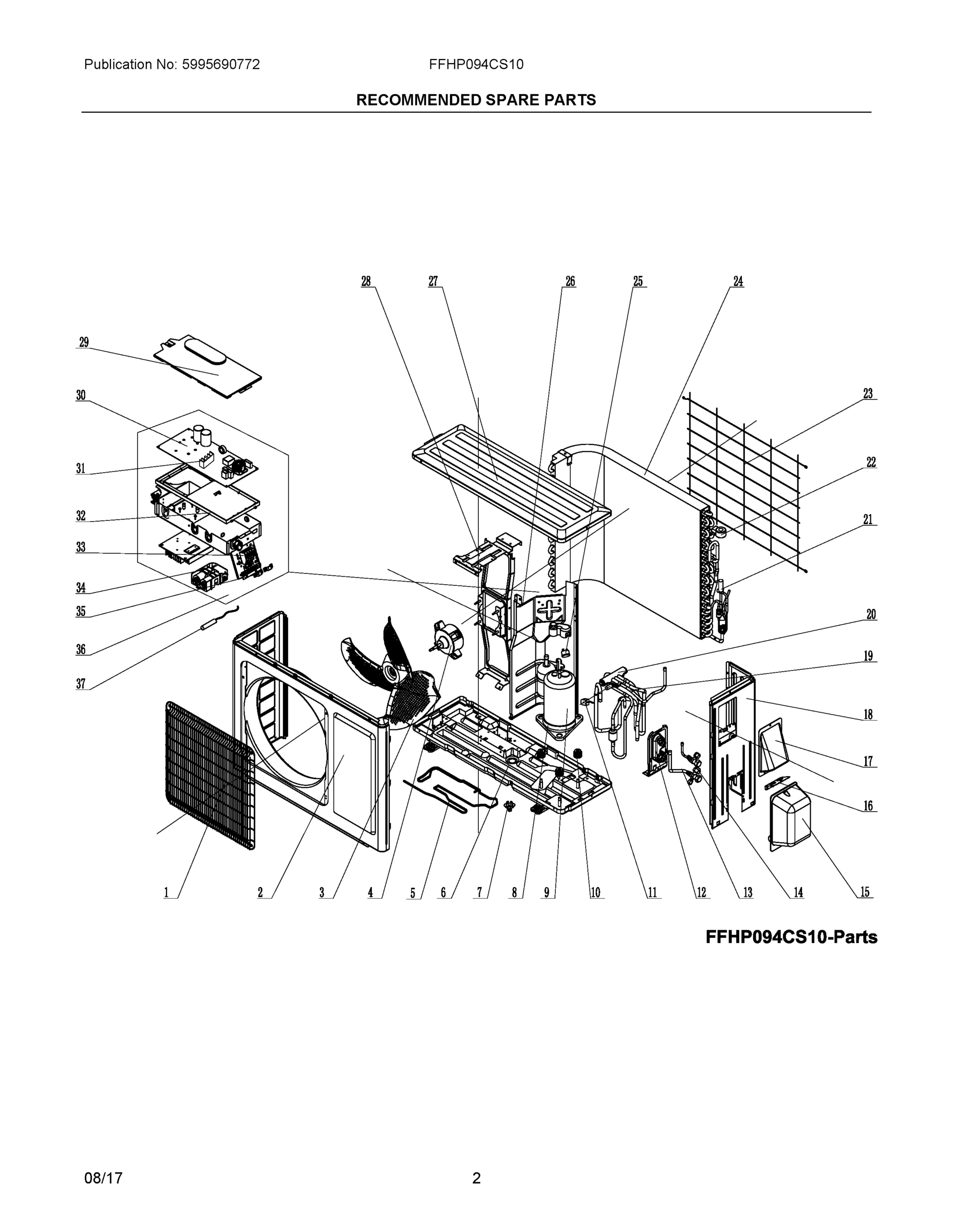 02 - RECOMMENDED SPARE PARTS