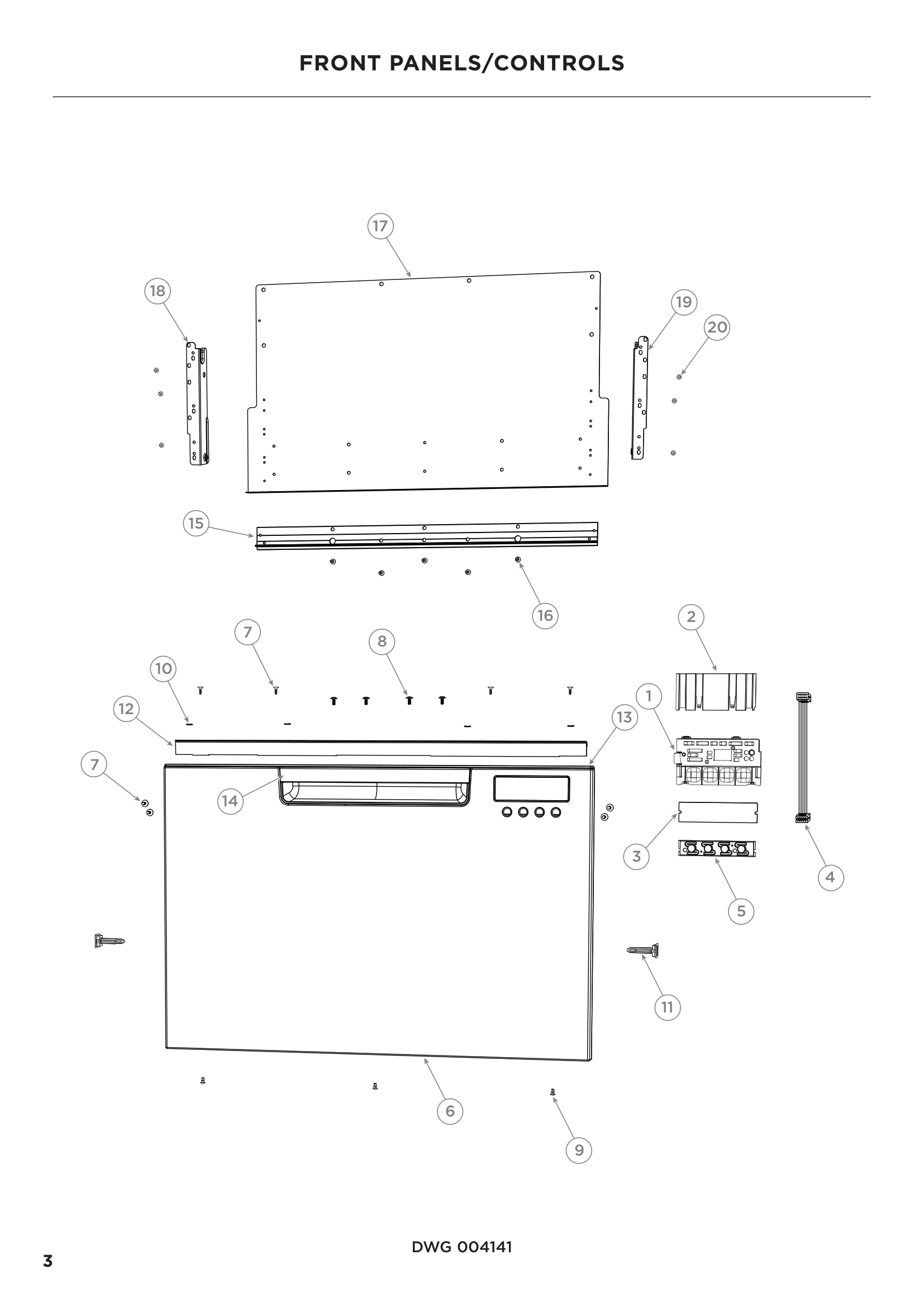 FRONT PANELS/CONTROLS