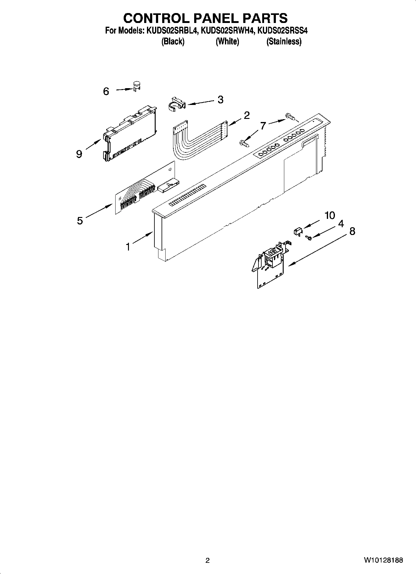 02 - CONTROL PANEL PARTS