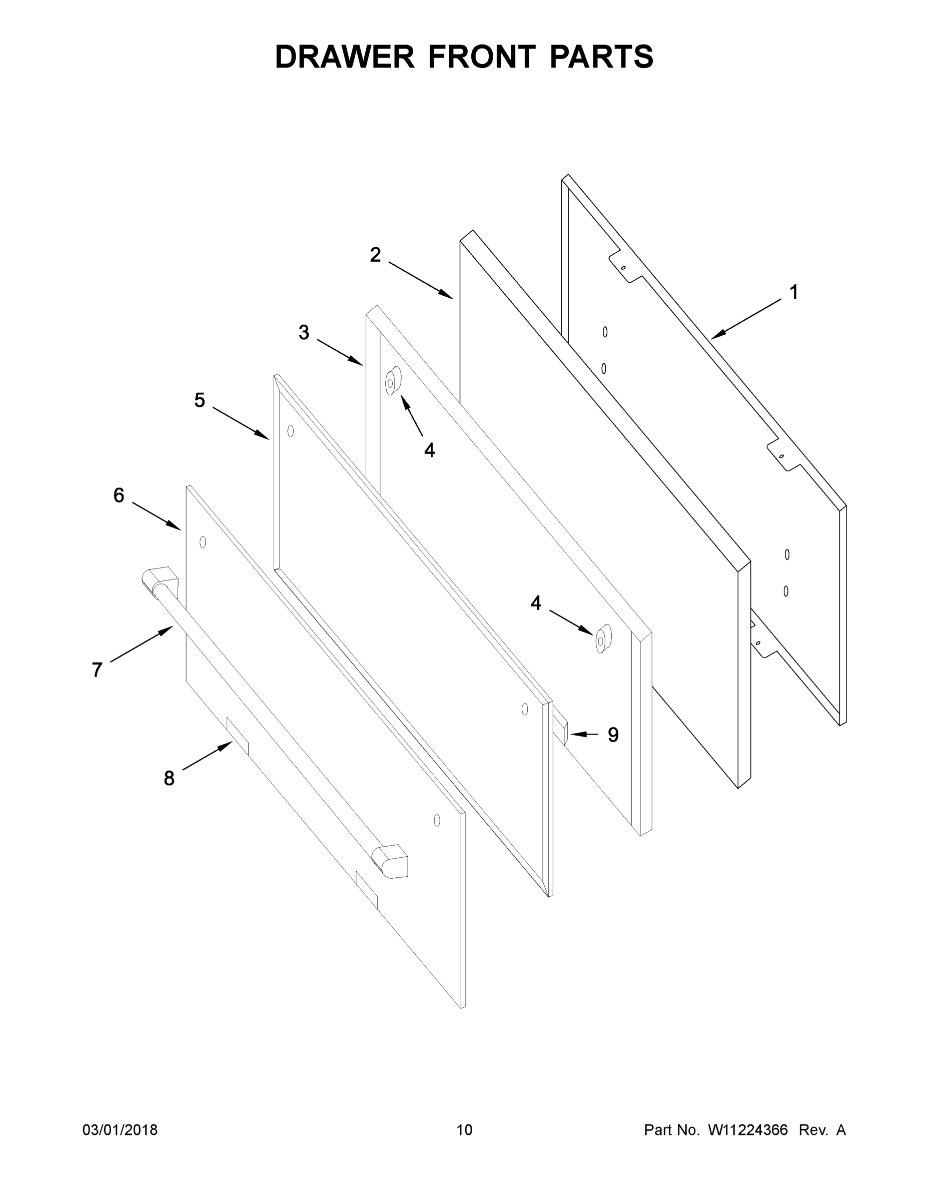 06 - DRAWER FRONT PARTS