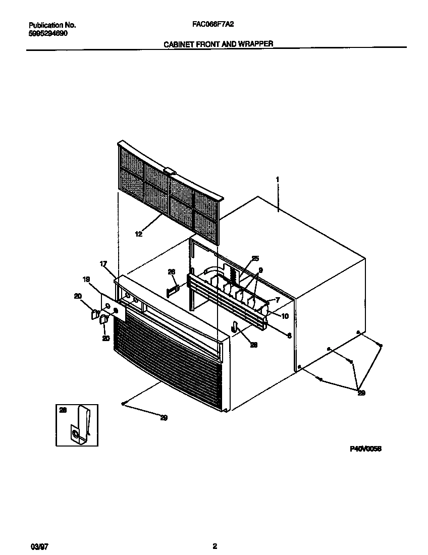 02 - CABINET FRONT AND WRAPPER