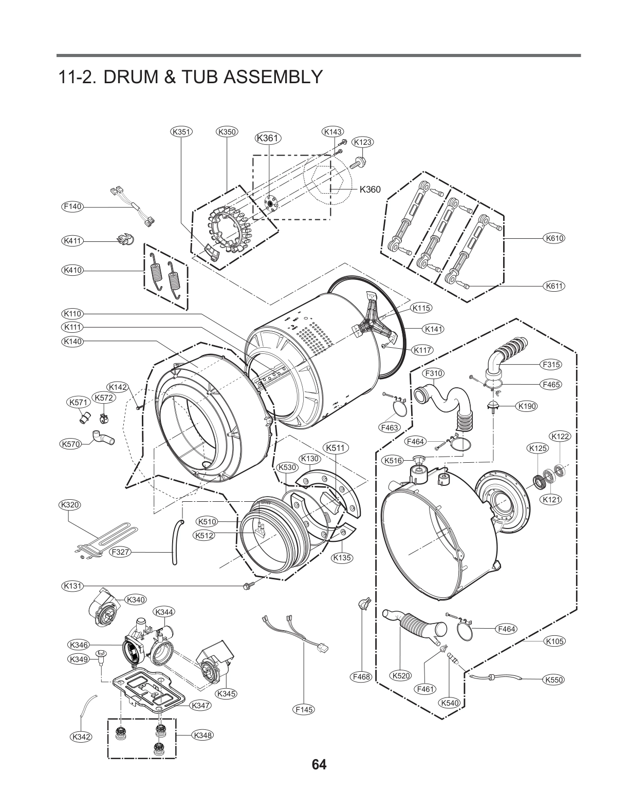 DRUM & TUB ASSEMBLY
