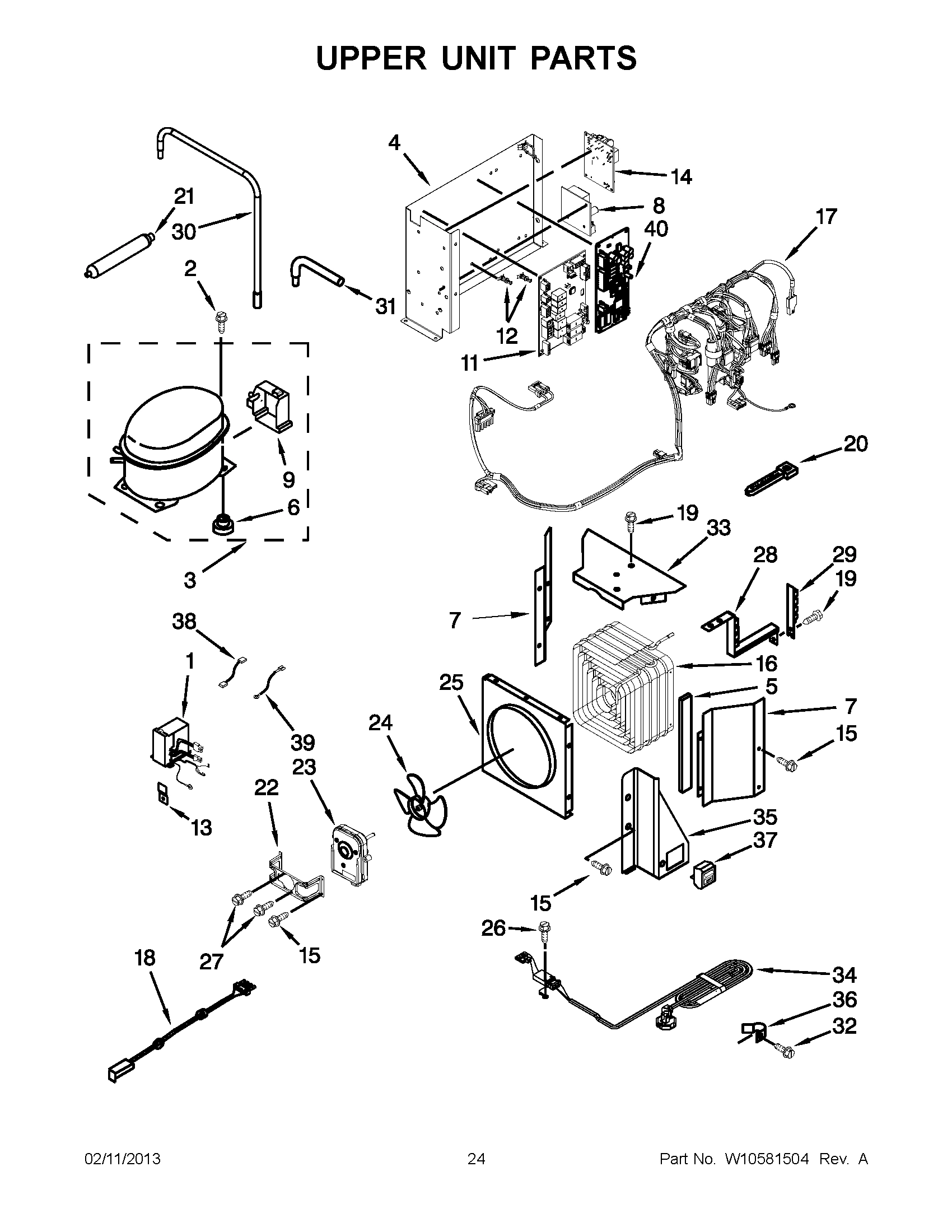 12 - UPPER UNIT PARTS