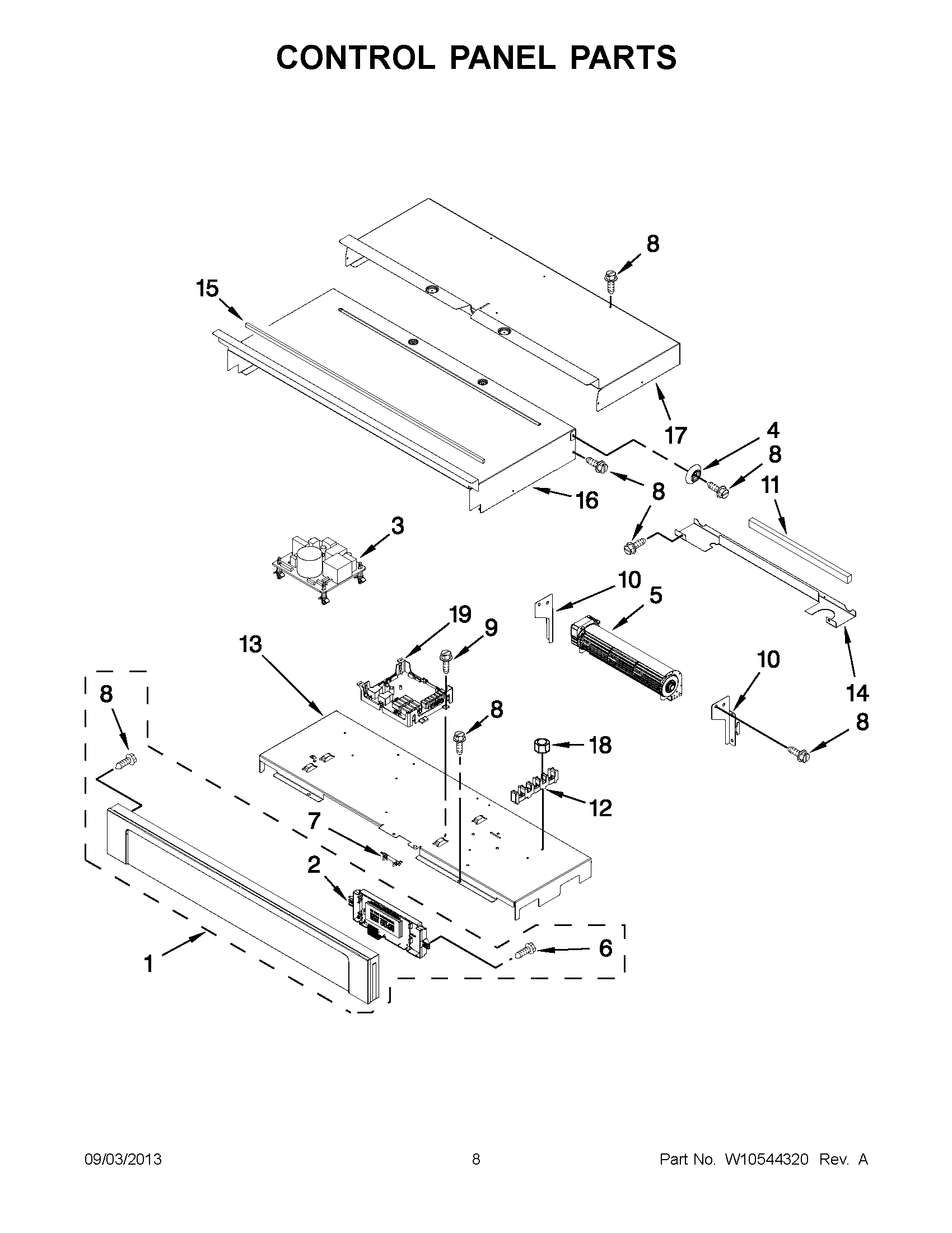 05 - CONTROL PANEL PARTS