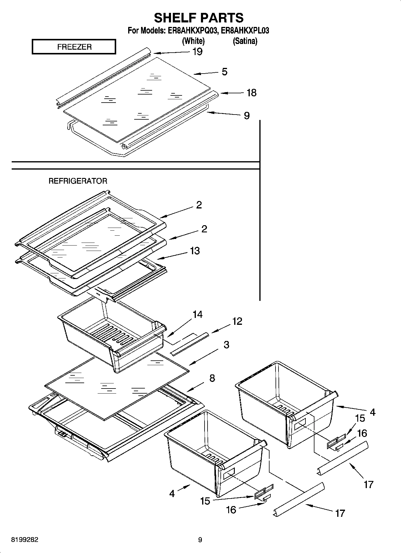 05 - SHELF PARTS, OPTIONAL PARTS