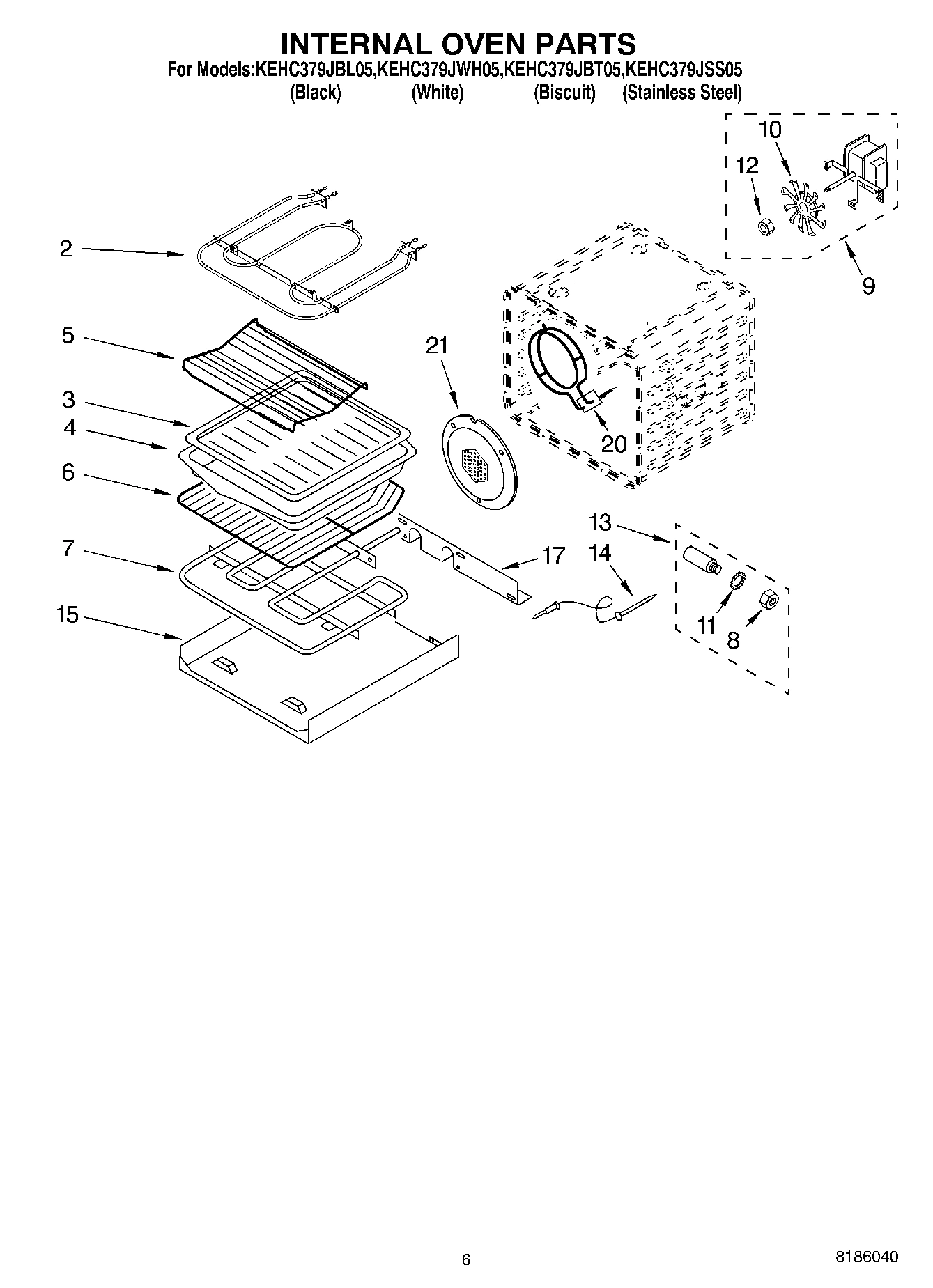 05 - INTERNAL OVEN PARTS