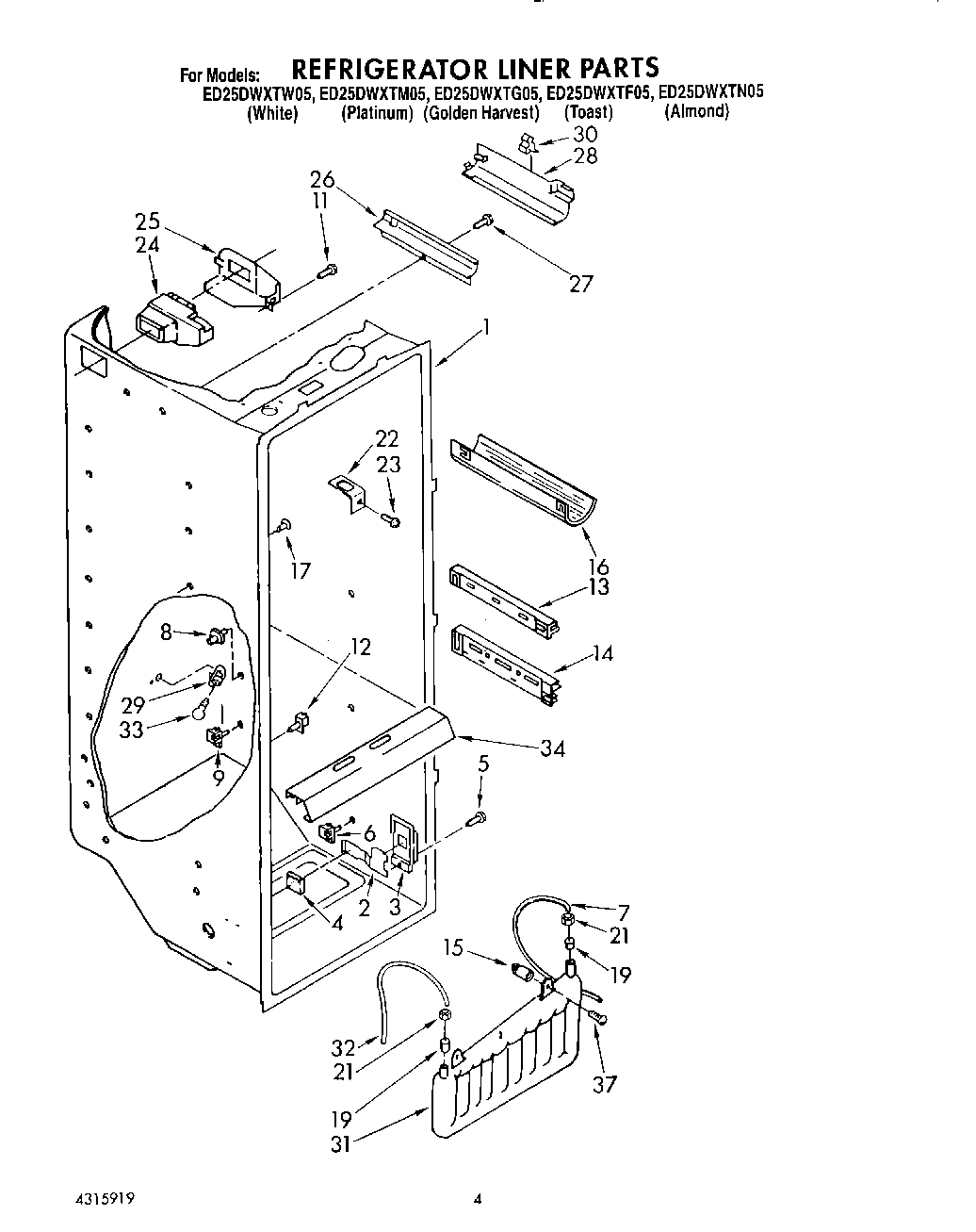 03 - REFRIGERATOR LINER