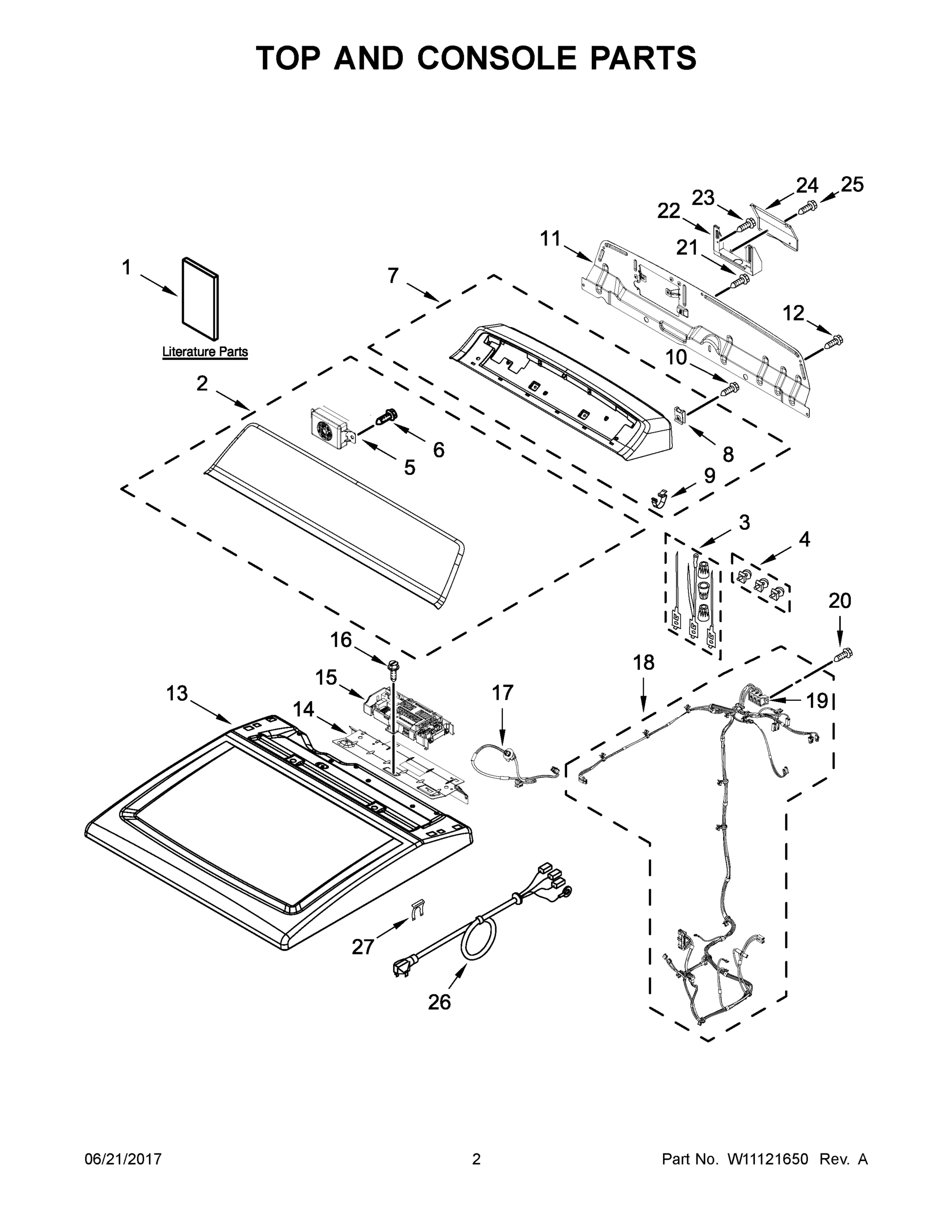 02 - TOP AND CONSOLE PARTS