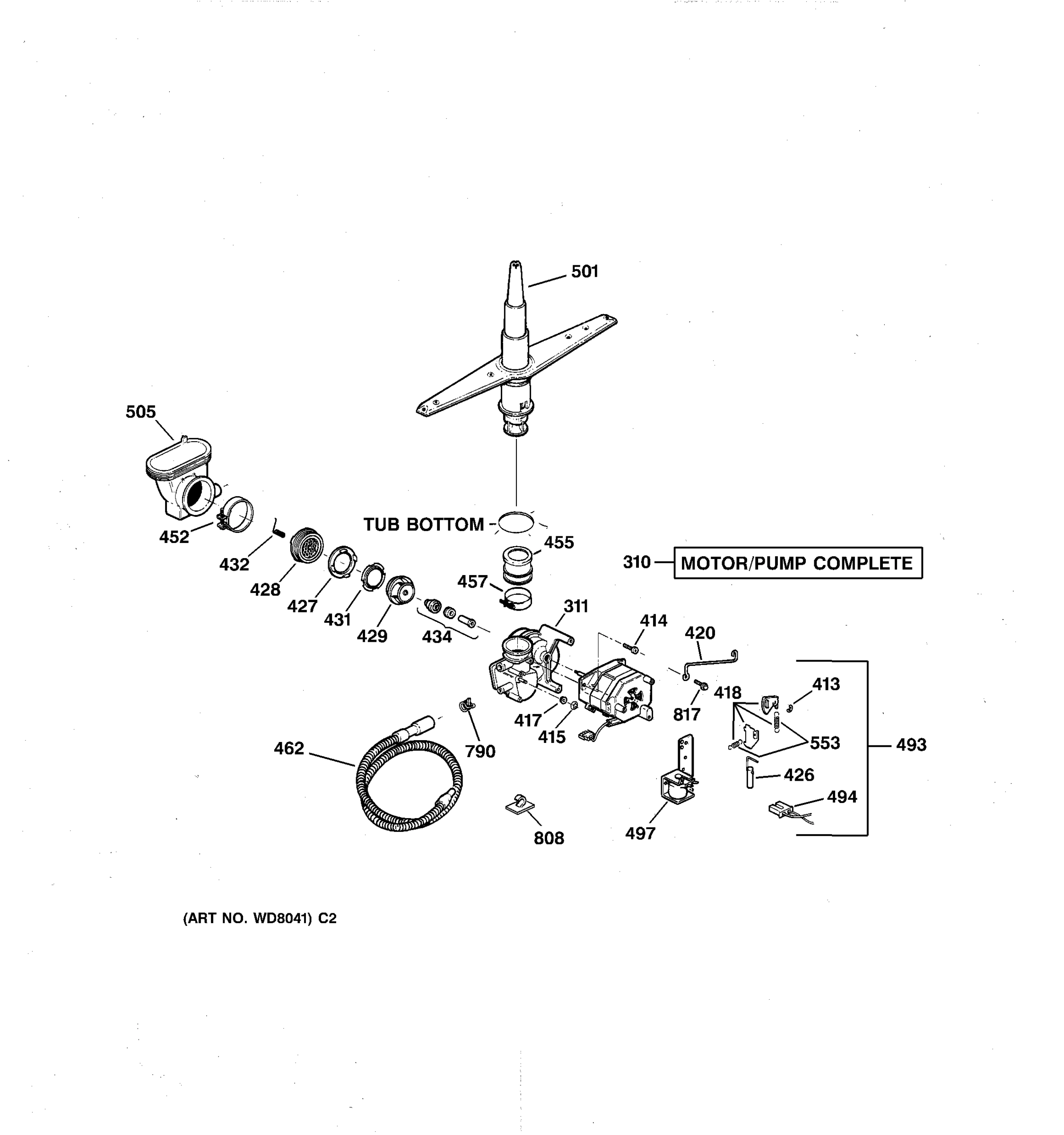 MOTOR-PUMP MECHANISM