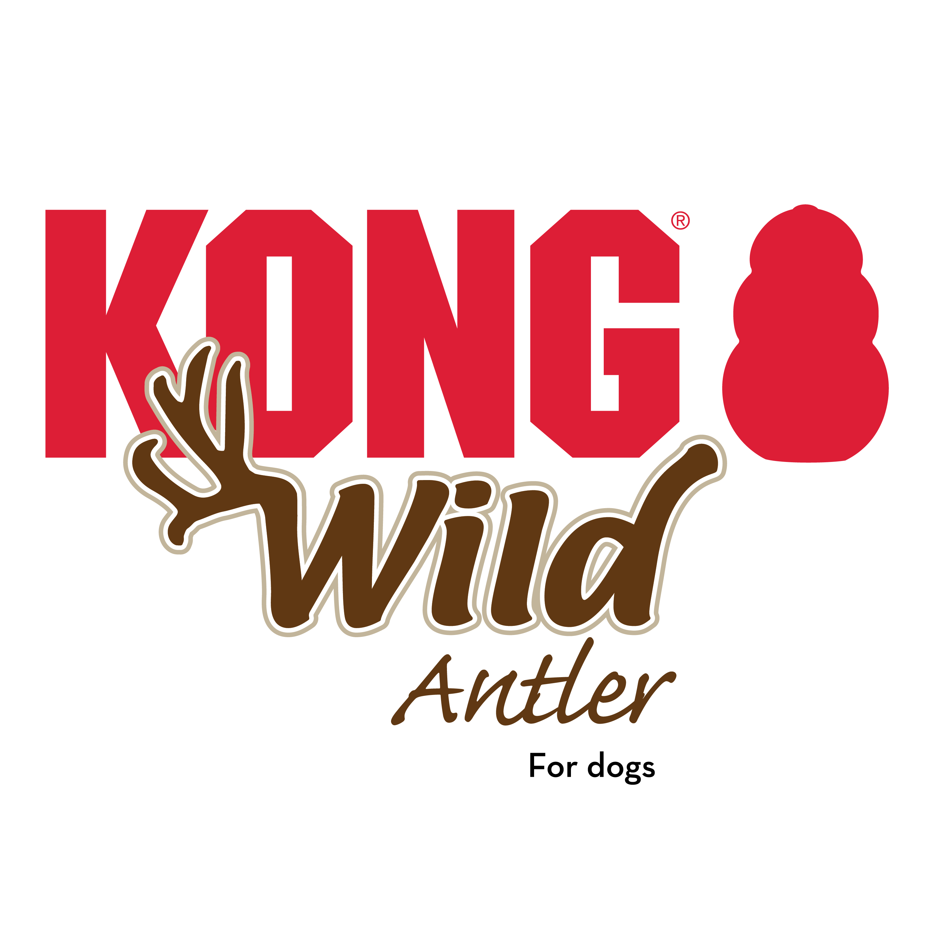 Kong wild hot sale antler large