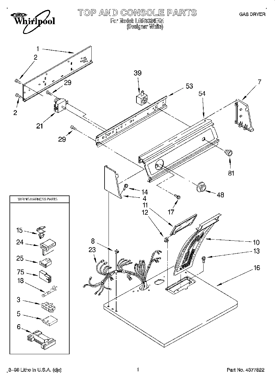 01 - TOP AND CONSOLE, LIT/OPTIONAL