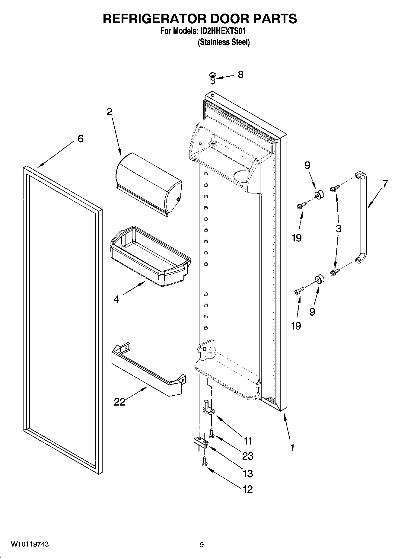06 - REFRIGERATOR DOOR PARTS