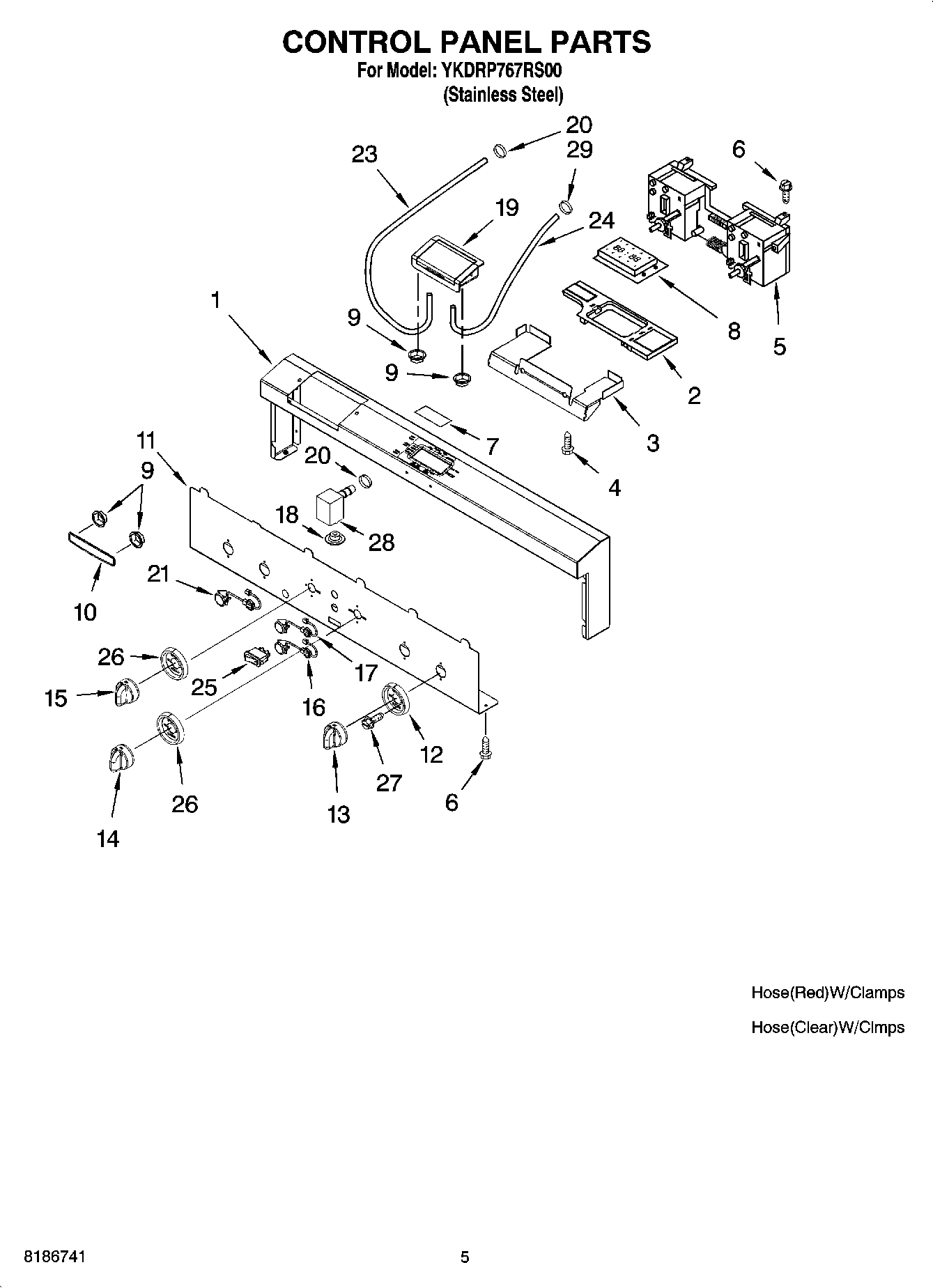 04 - CONTROL PANEL PARTS