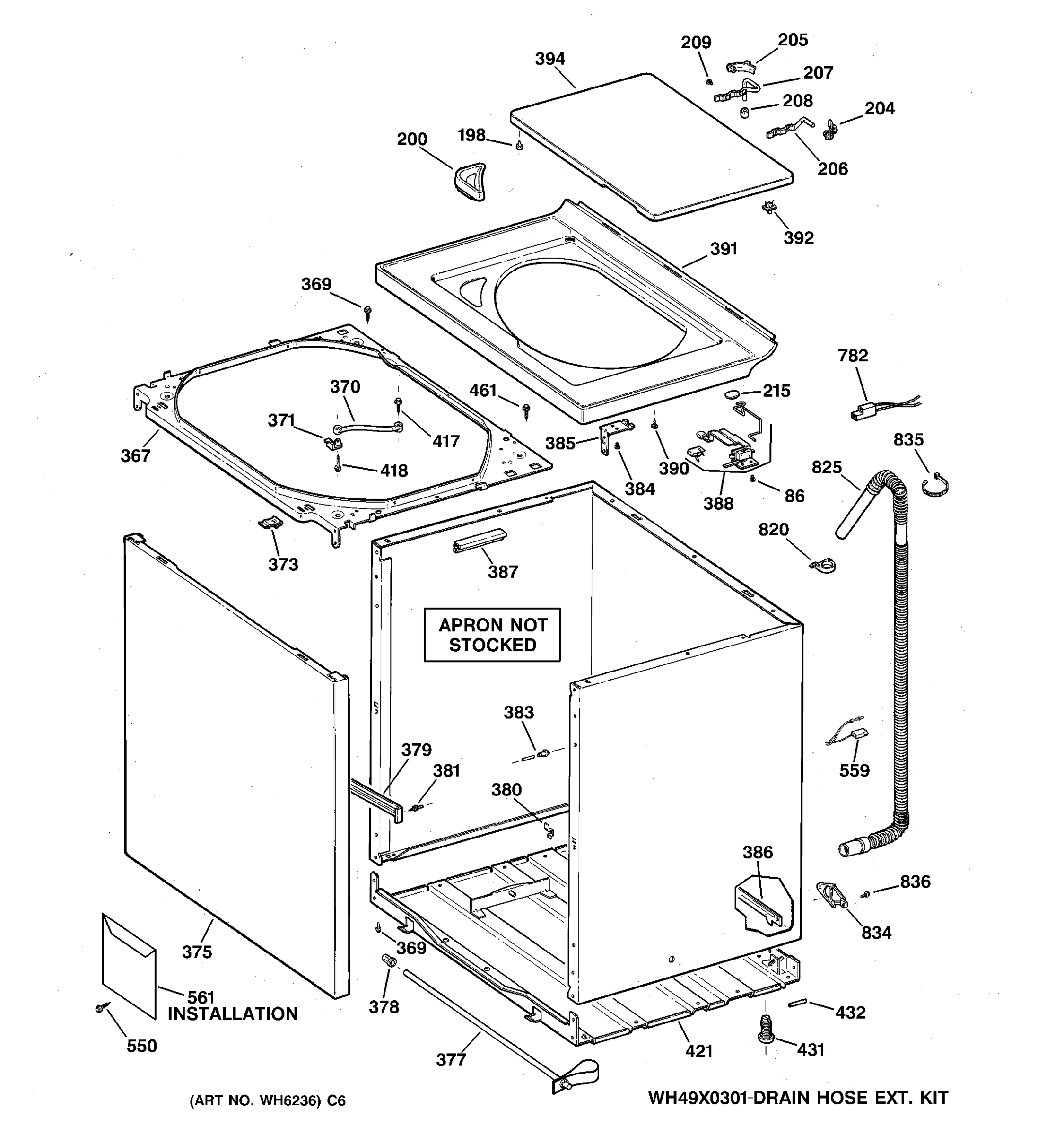 CABINET, COVER & FRONT PANEL