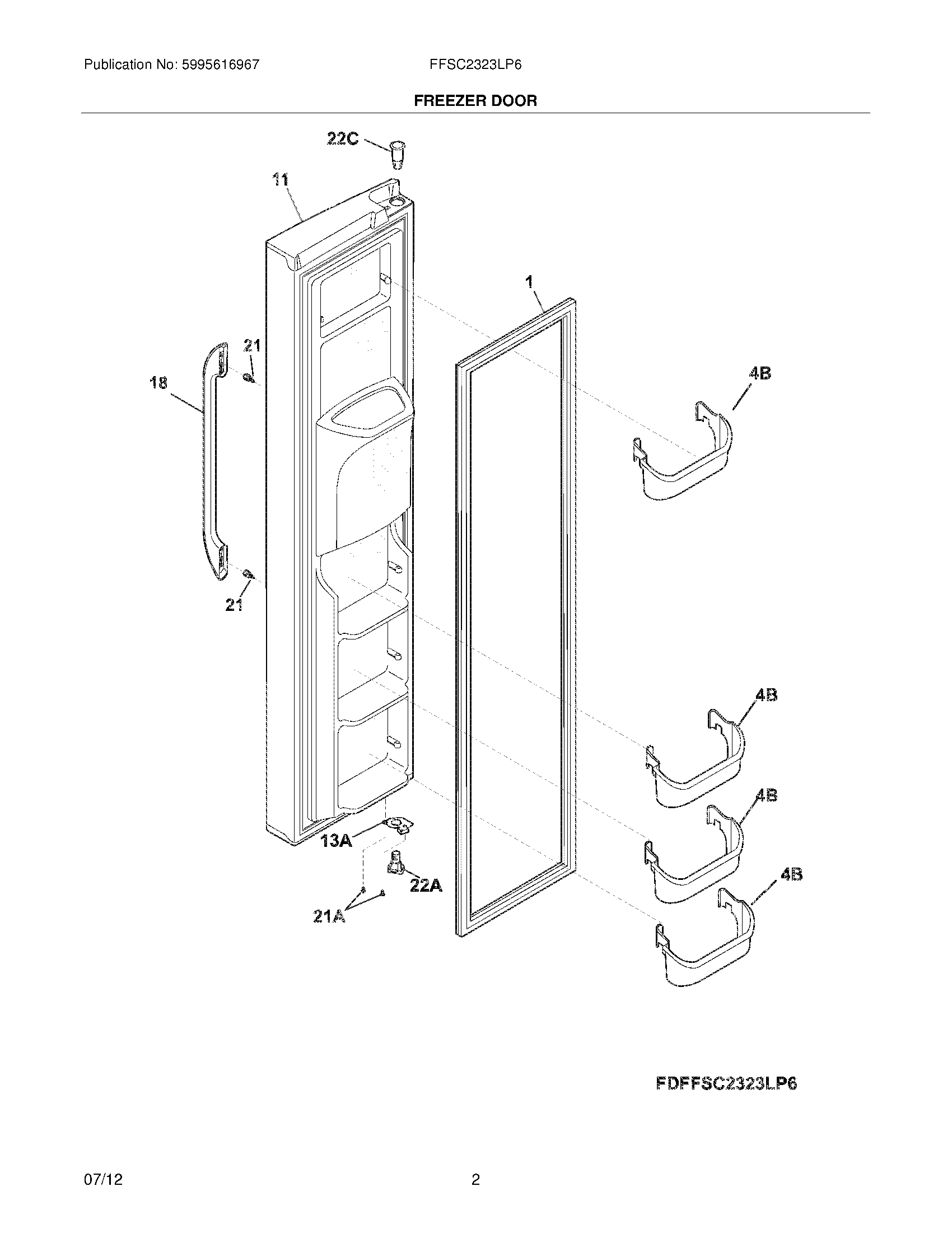 03 - FREEZER DOOR