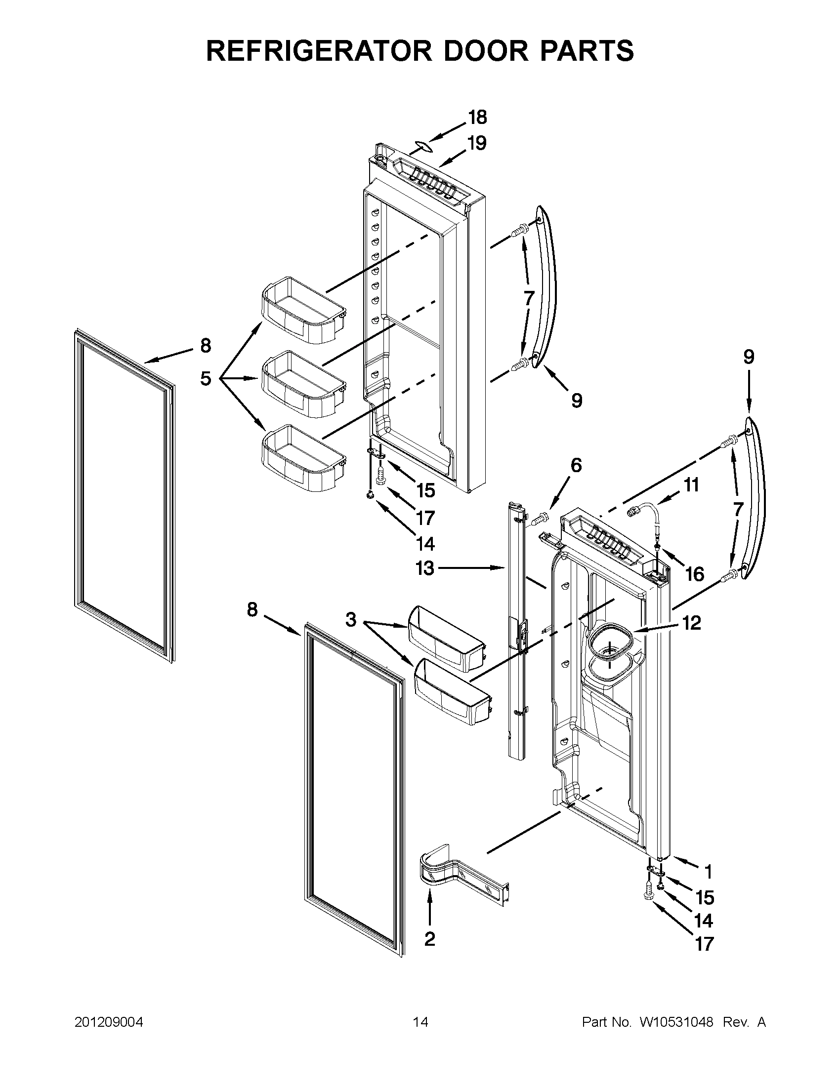 07 - REFRIGERATOR DOOR PARTS
