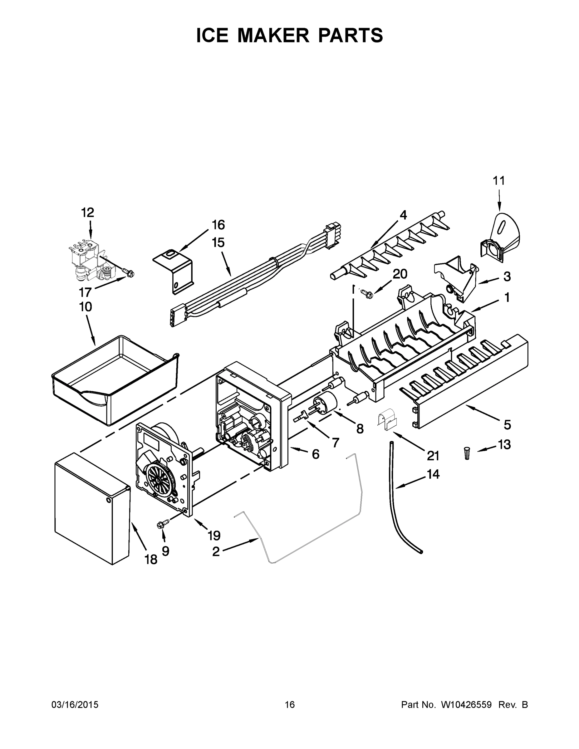 09 - ICE MAKER PARTS