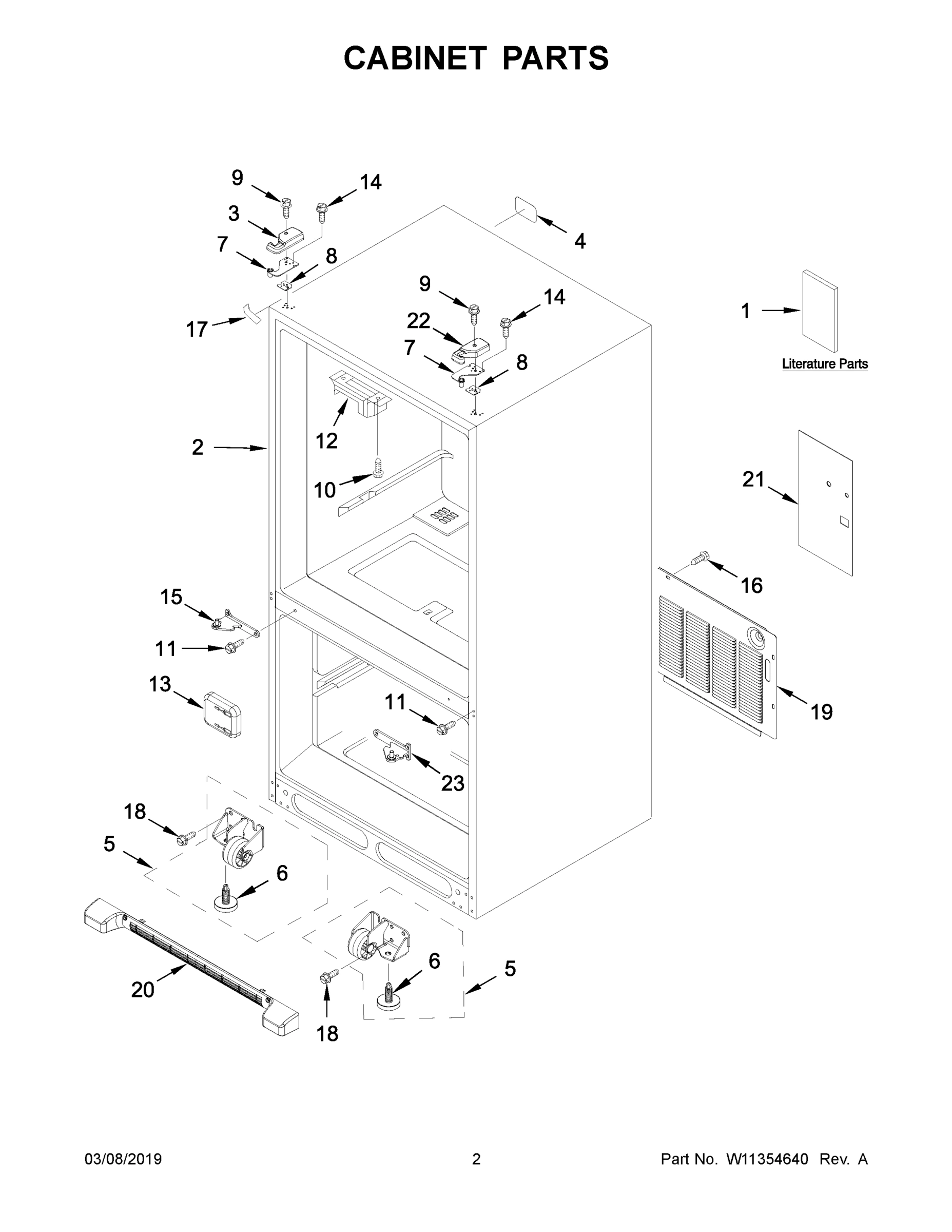 02 - CABINET PARTS
