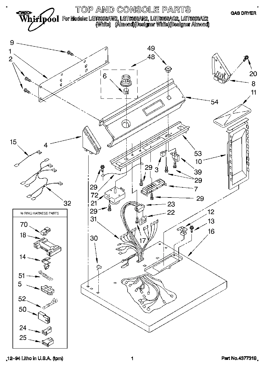 01 - TOP AND CONSOLE, LIT/OPTIONAL