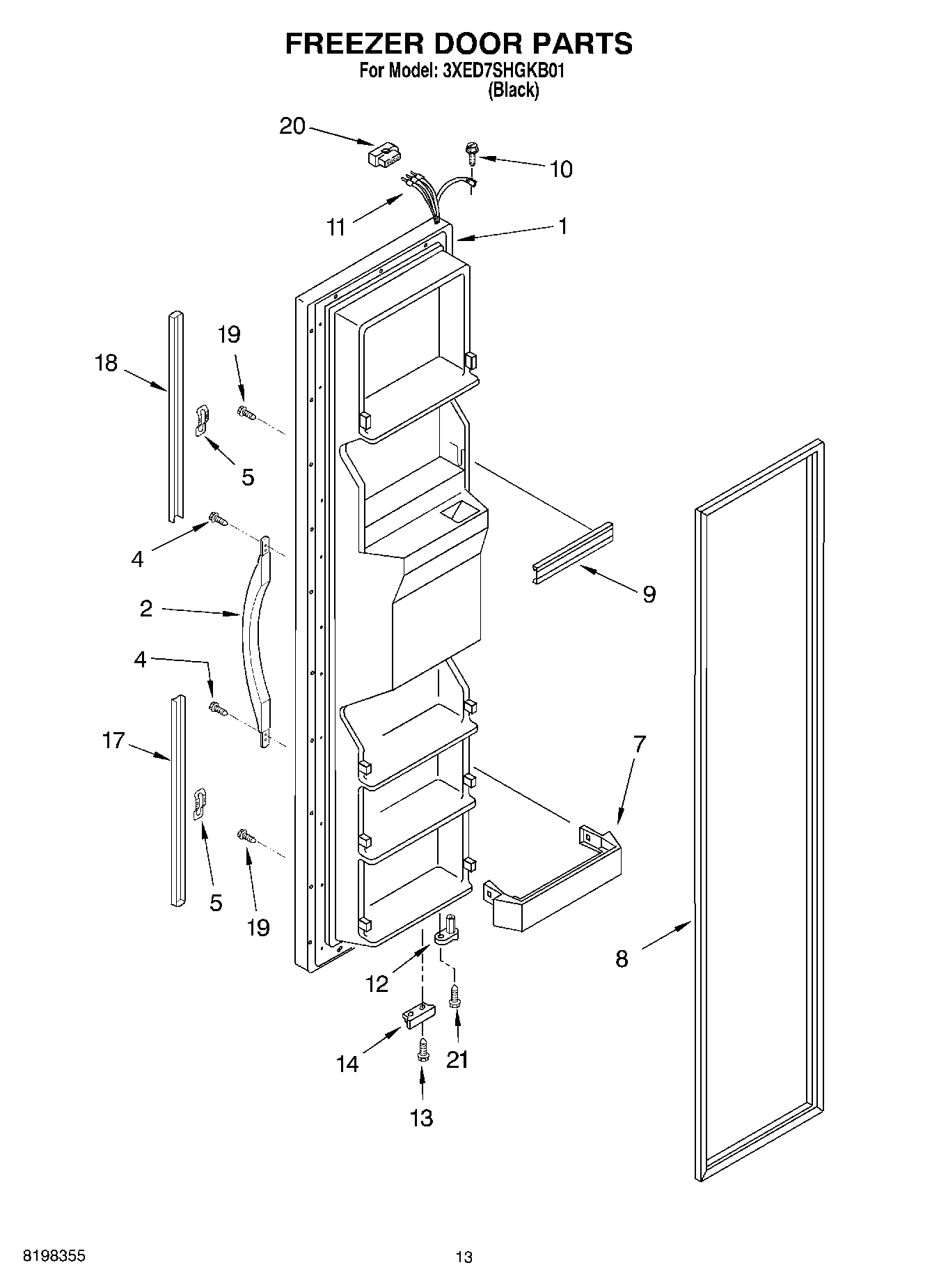 08 - FREEZER DOOR