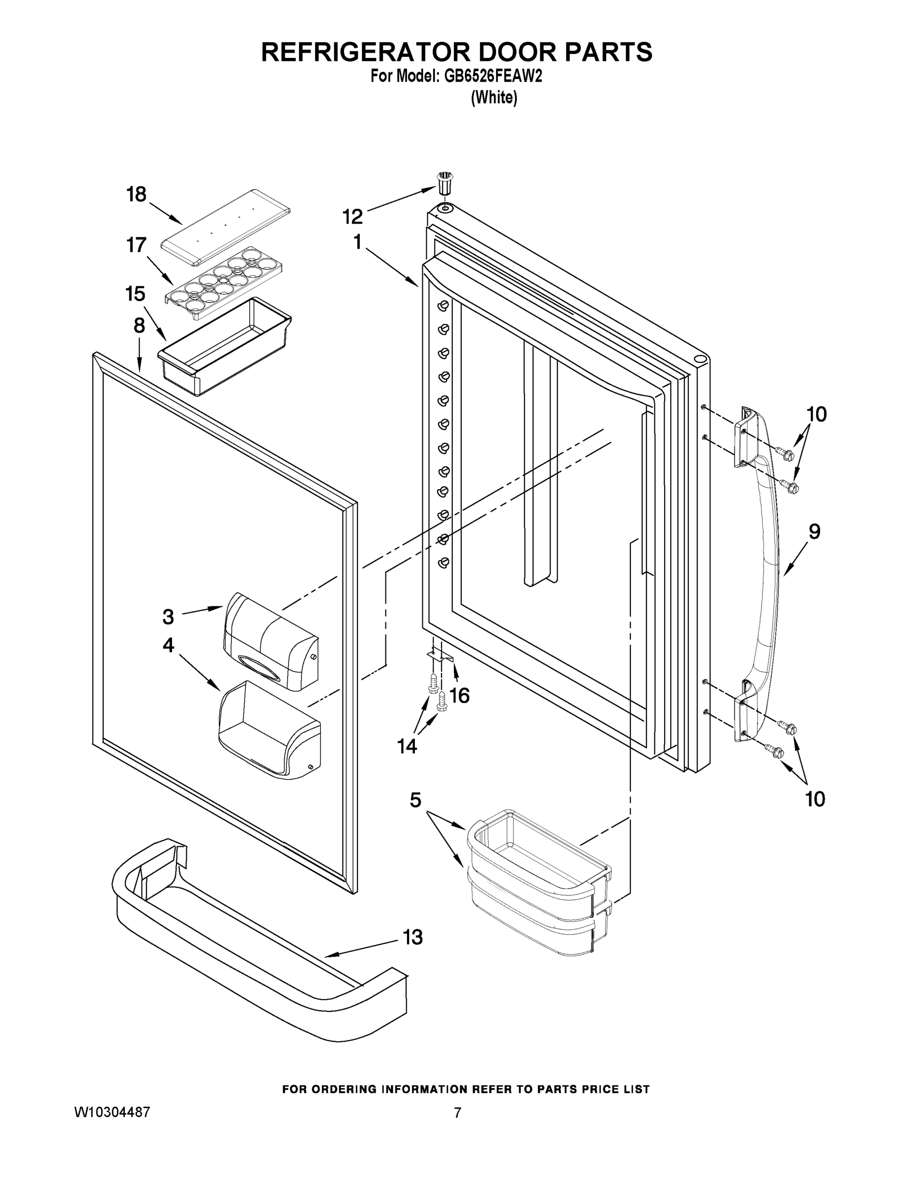04 - REFRIGERATOR DOOR PARTS