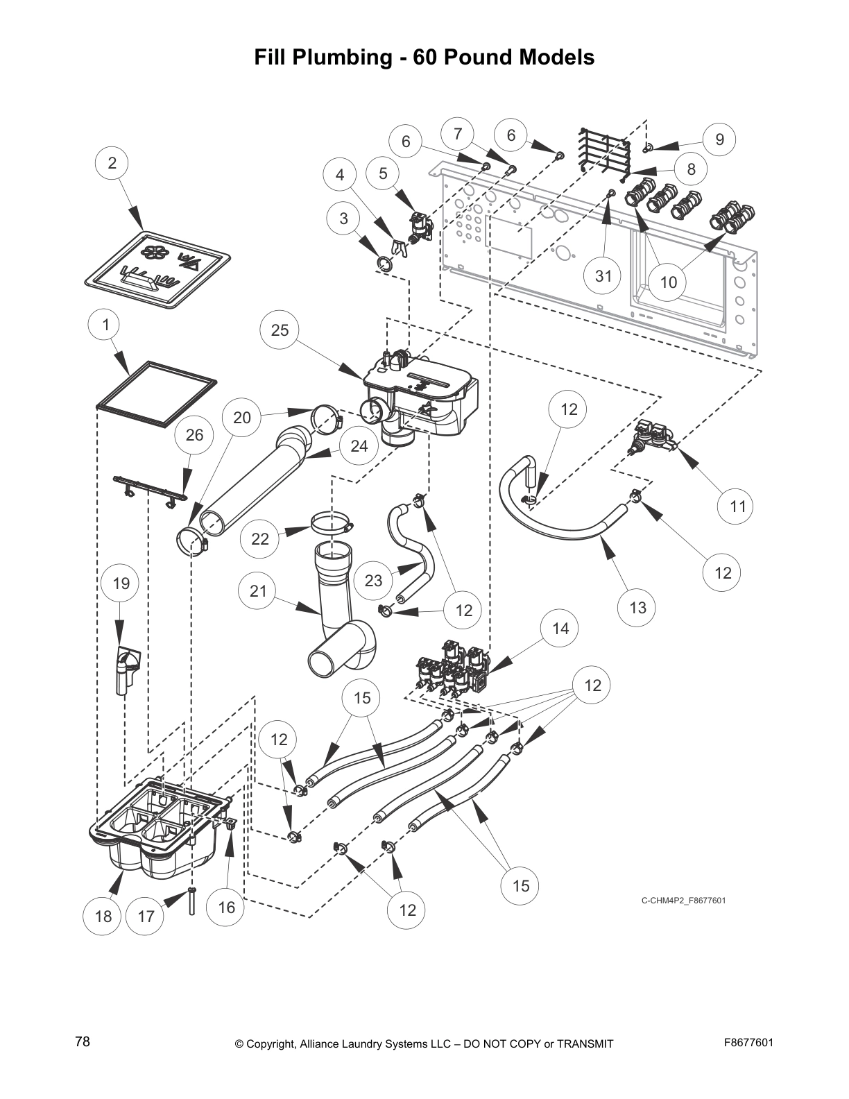 Fill Plumbing - 60 Pound Models