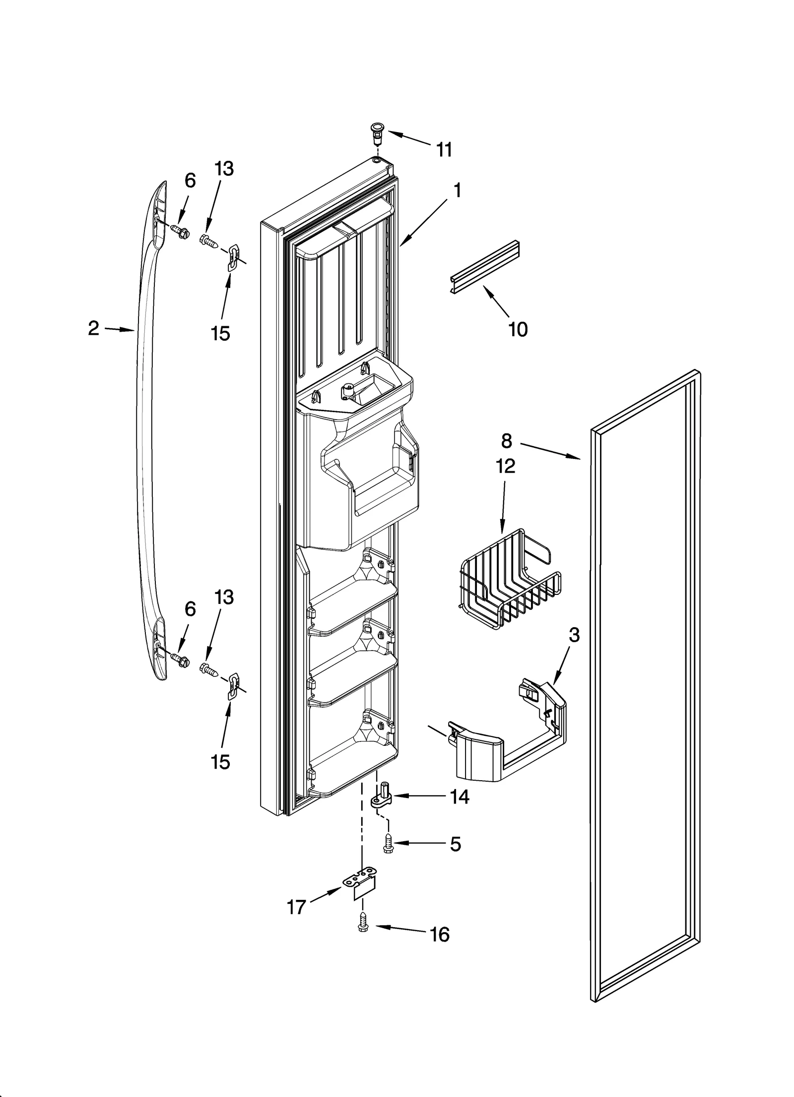 FREEZER DOOR PARTS